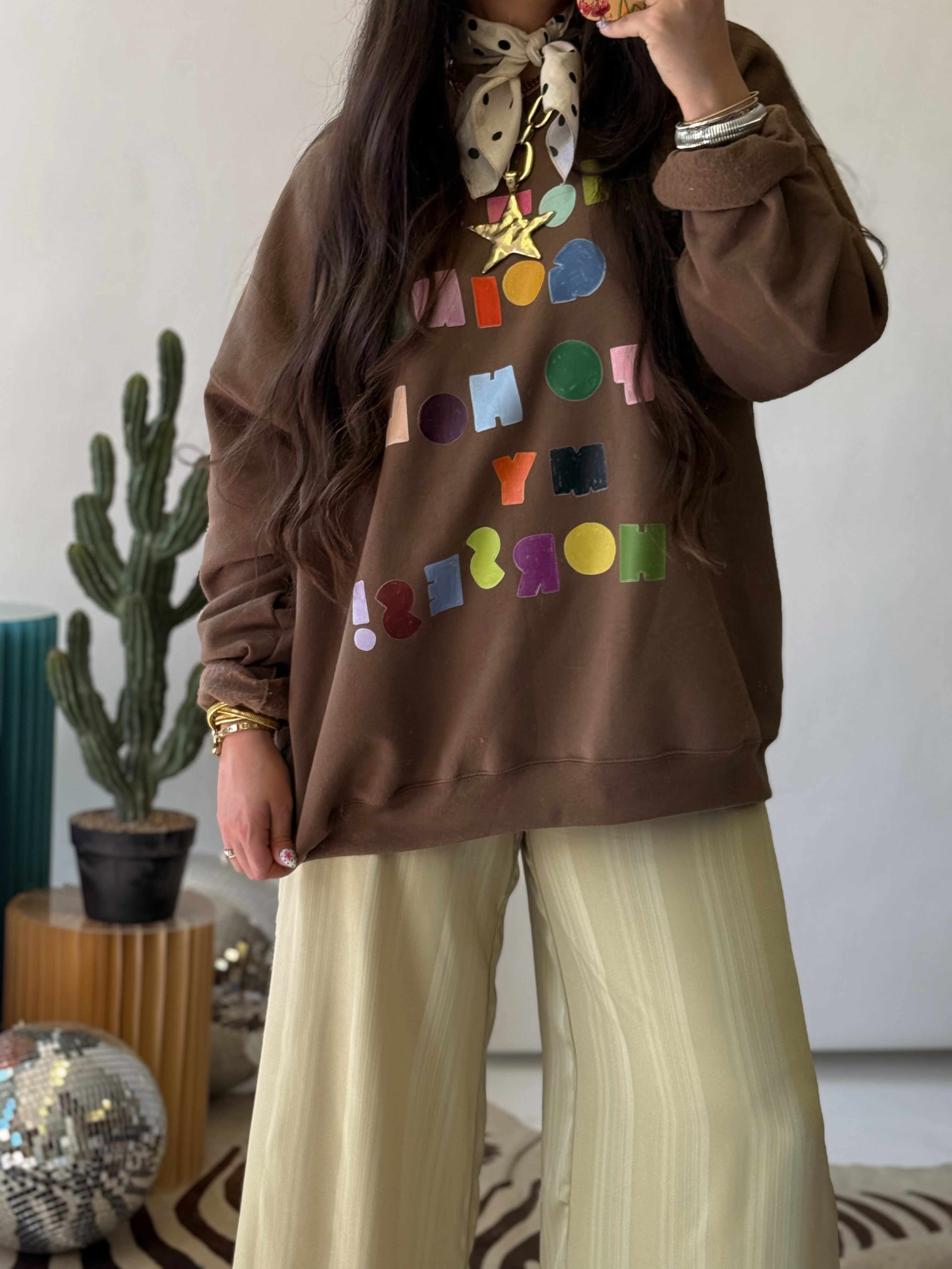 The Not Gonna Hold My Horses Sweatshirt