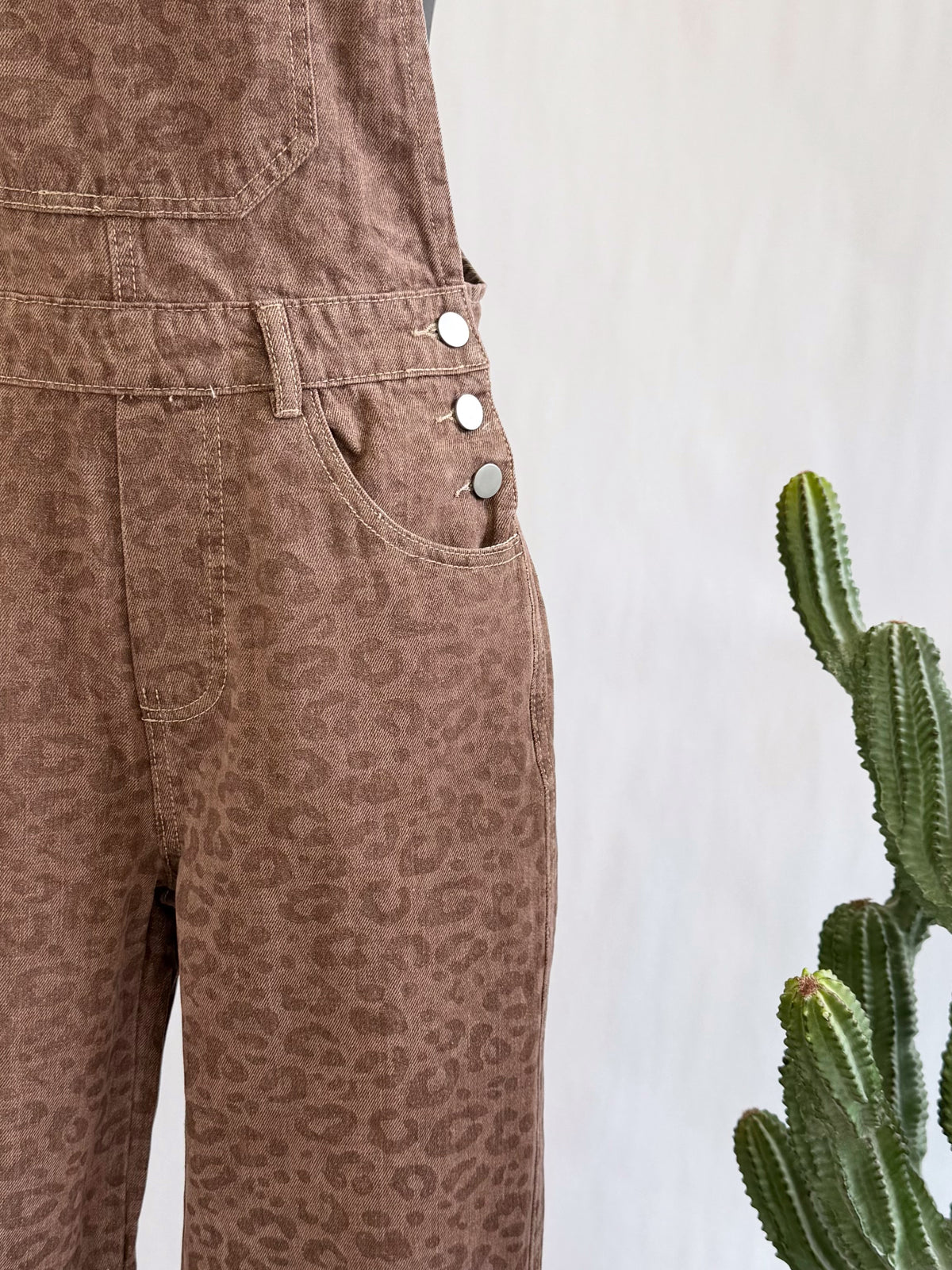 The Roam Free Leopard Overalls