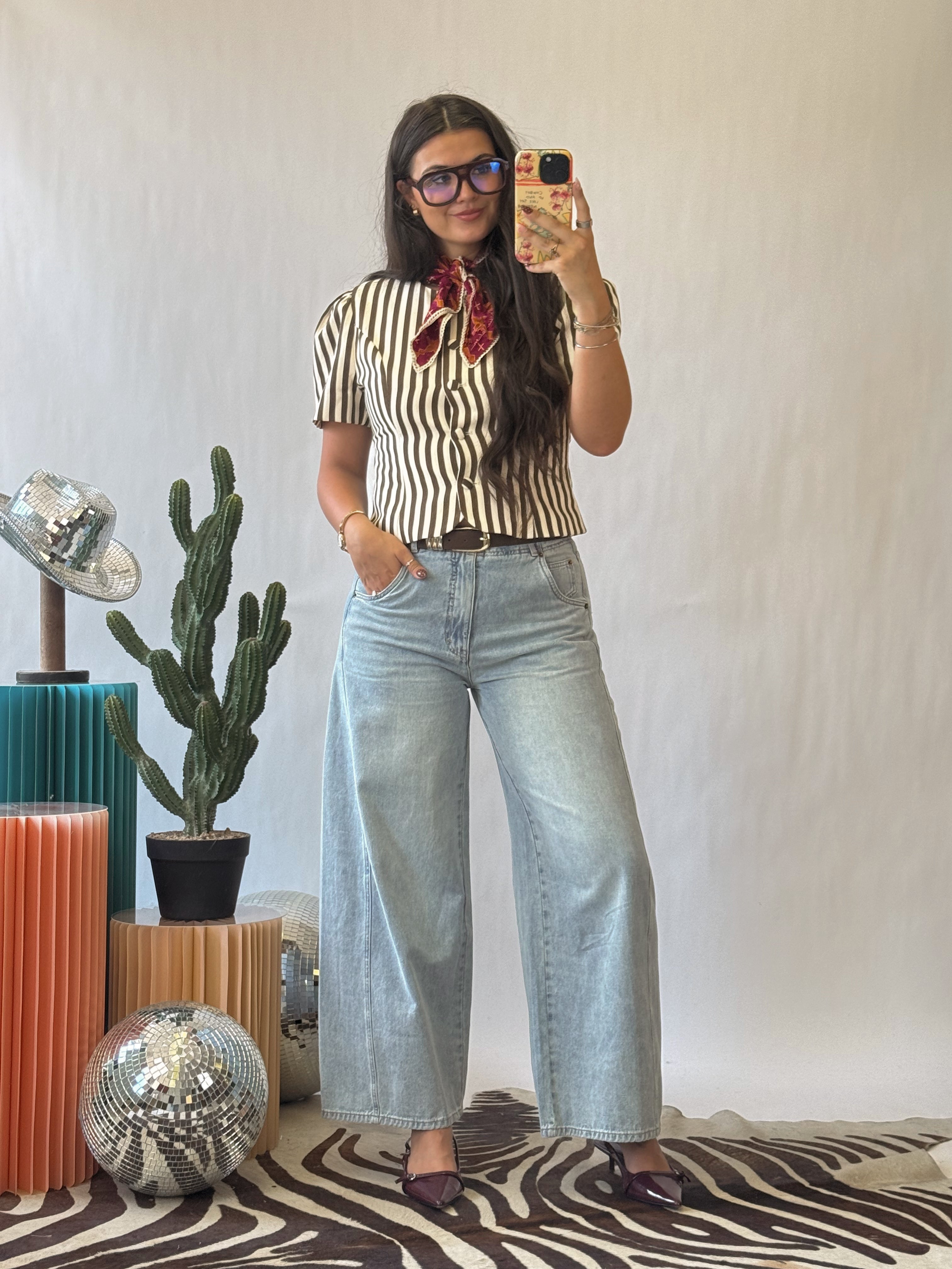 The Selina Stripe Top