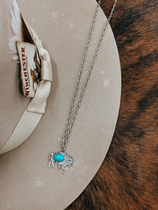 The Turquoise Buffalo Necklace