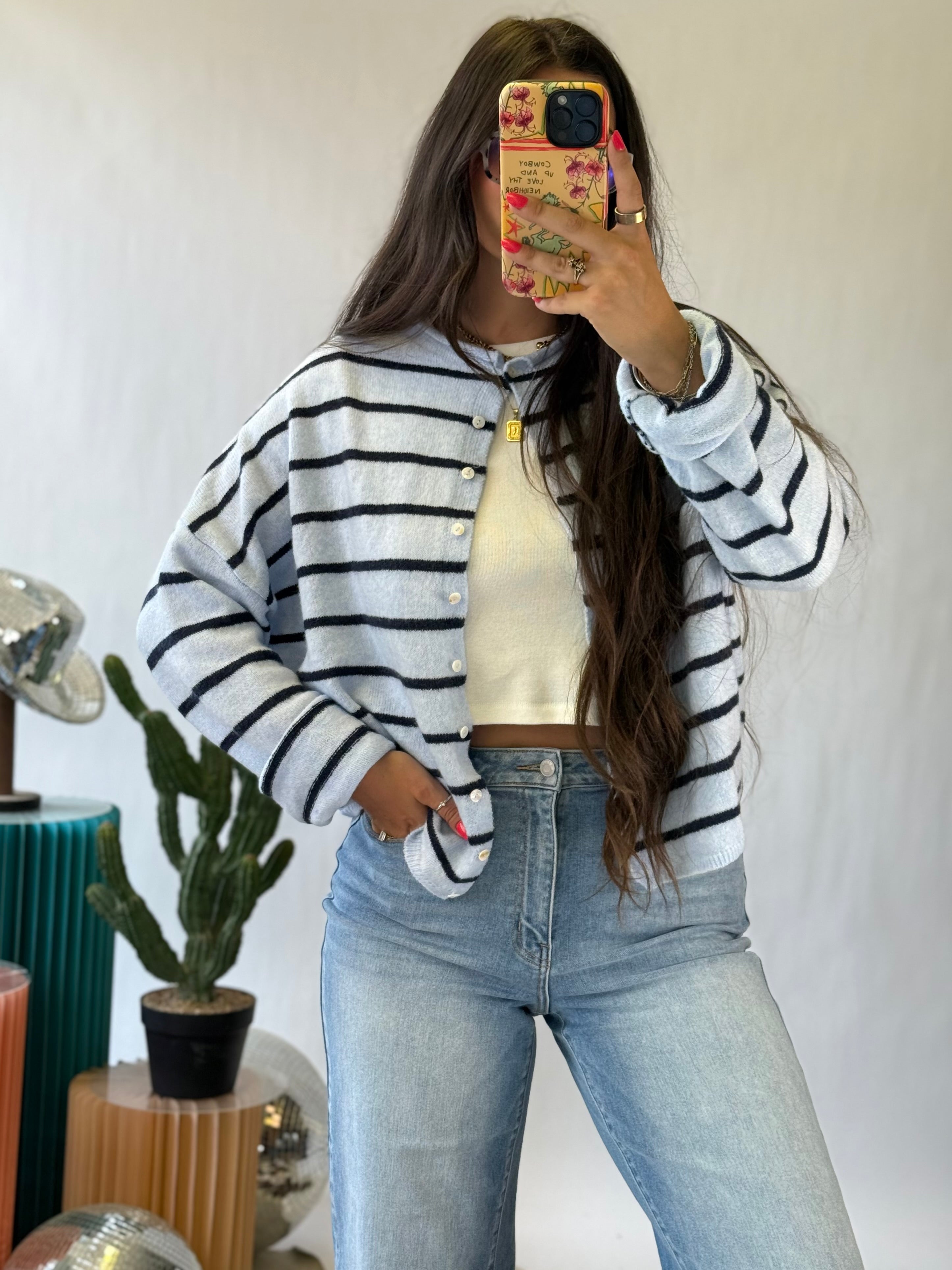 The Sailor Stripe Cardigan