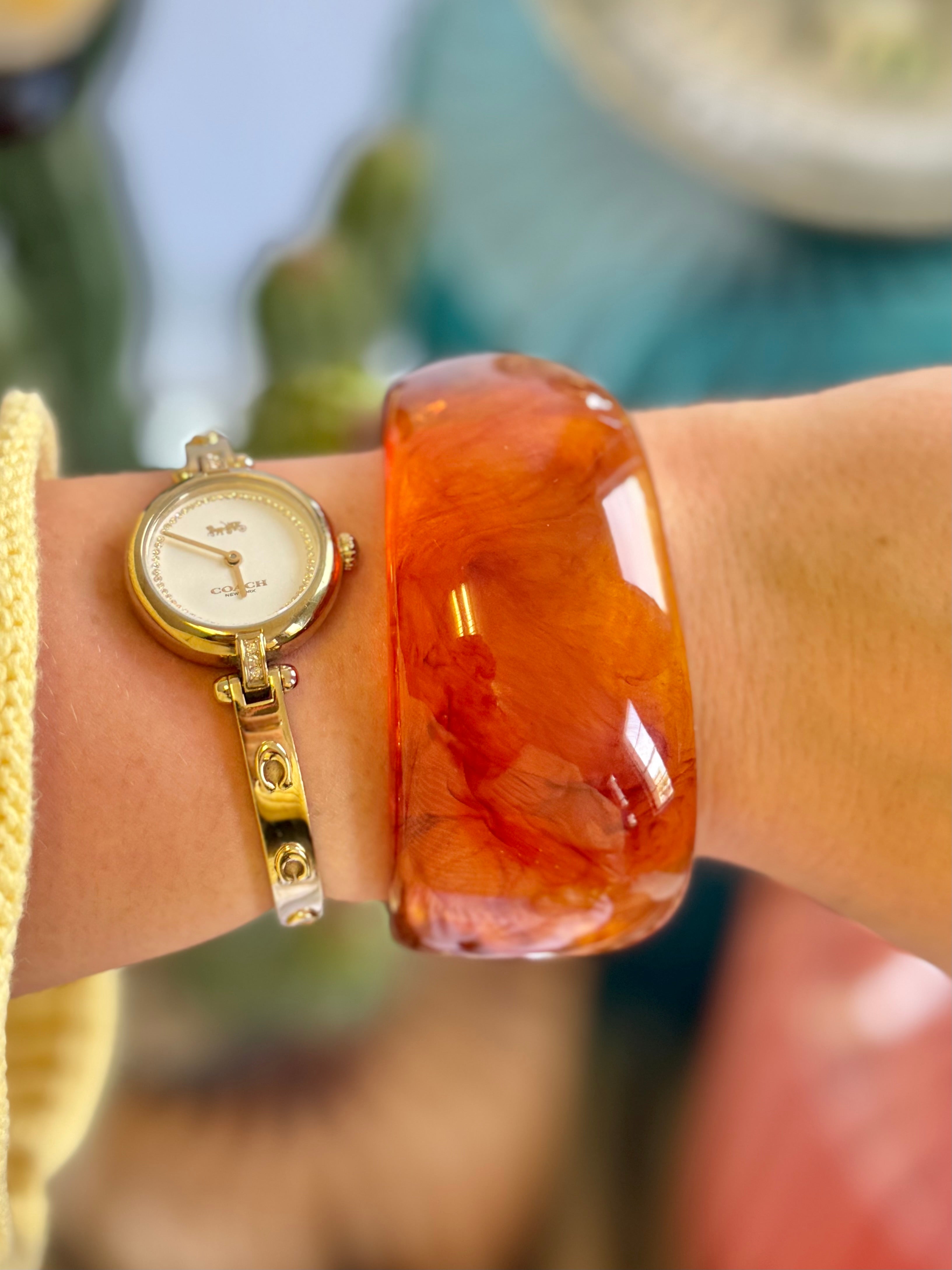 The Jessie Acrylic Bangle