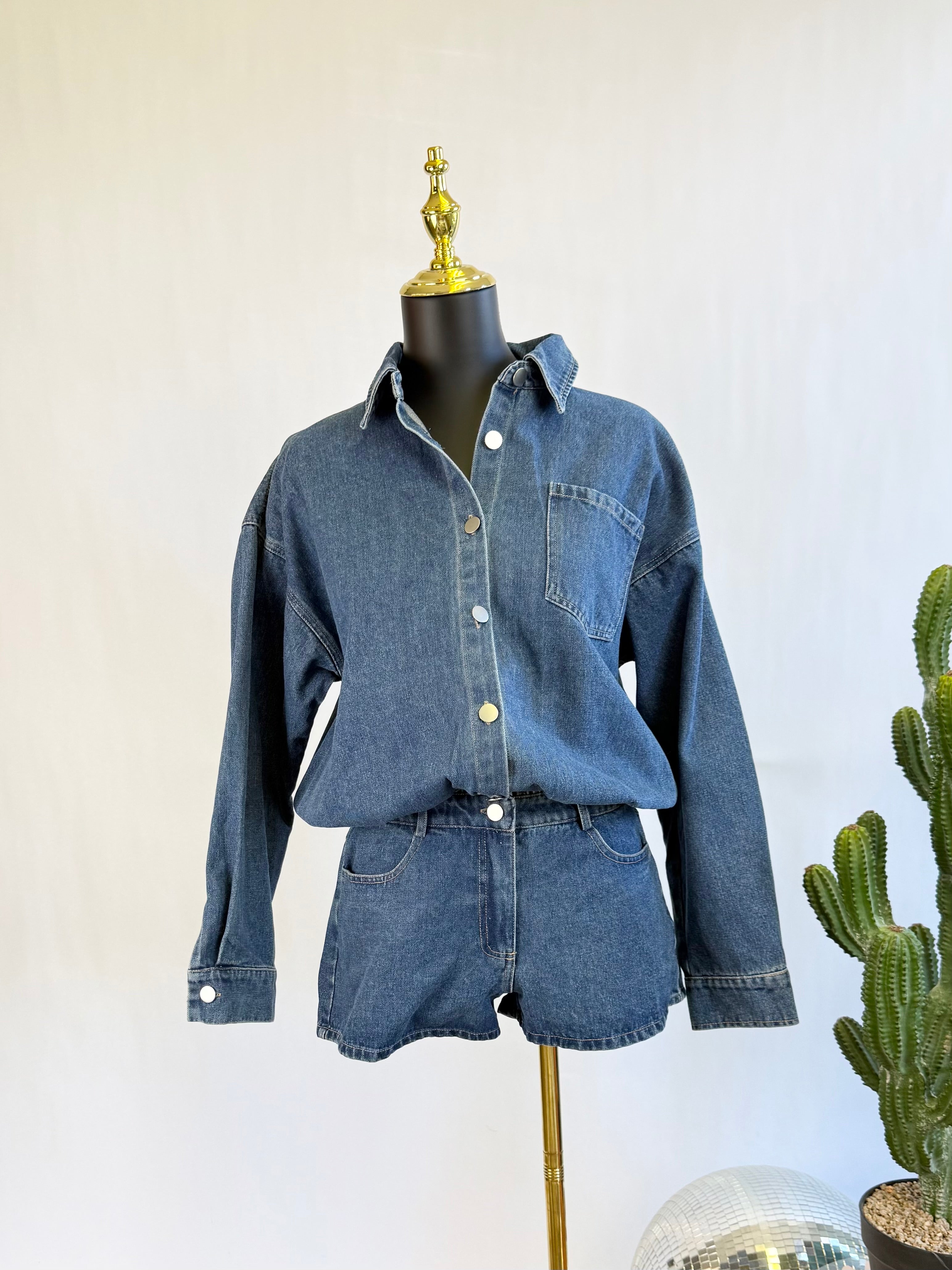 The Denim Weekend Romper