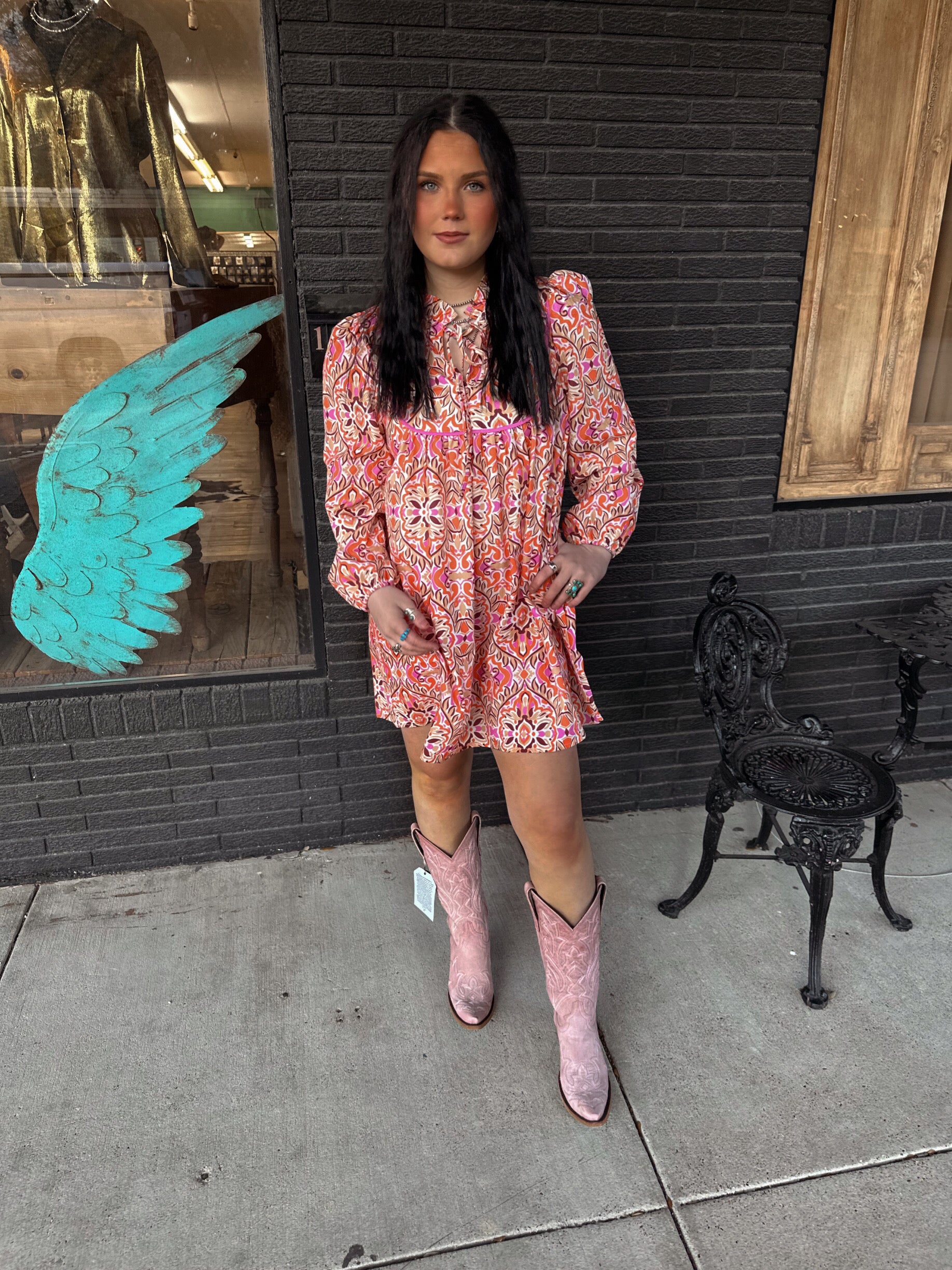 The Abstract Mini Dress