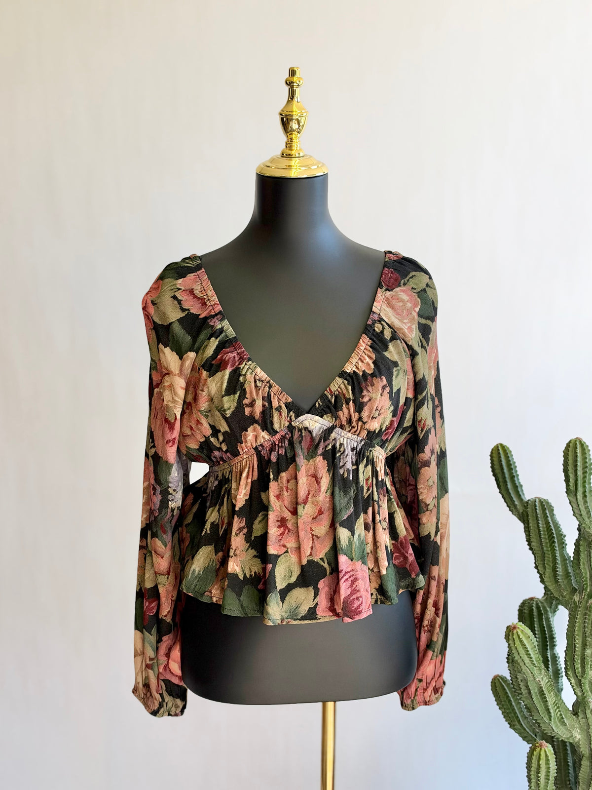The Autumn Muse Floral Top