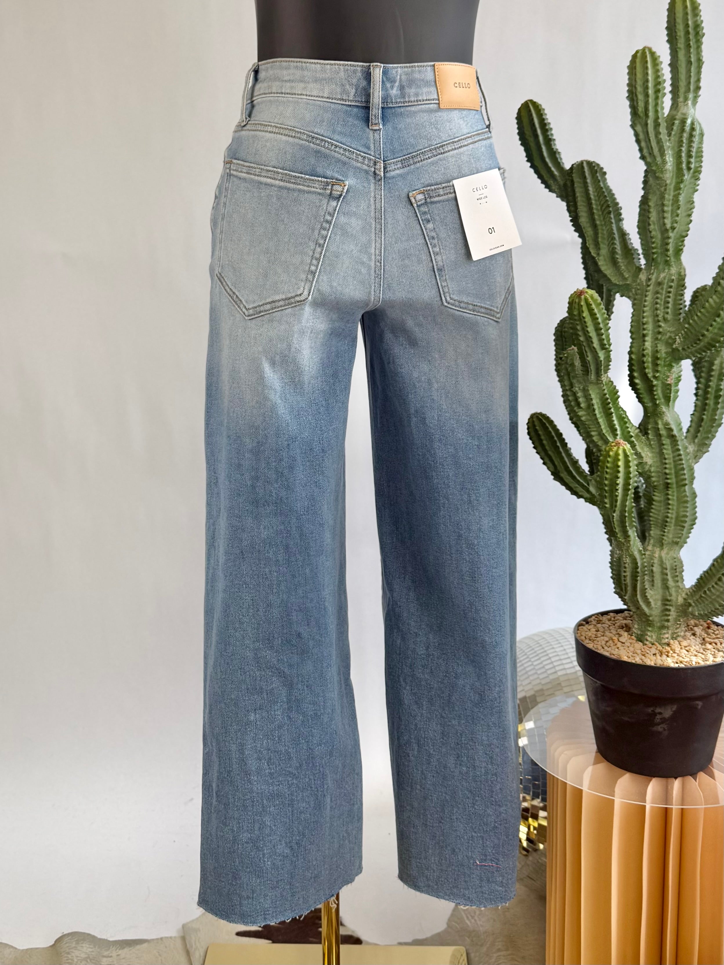 The Blue Sky Wide Leg Jeans