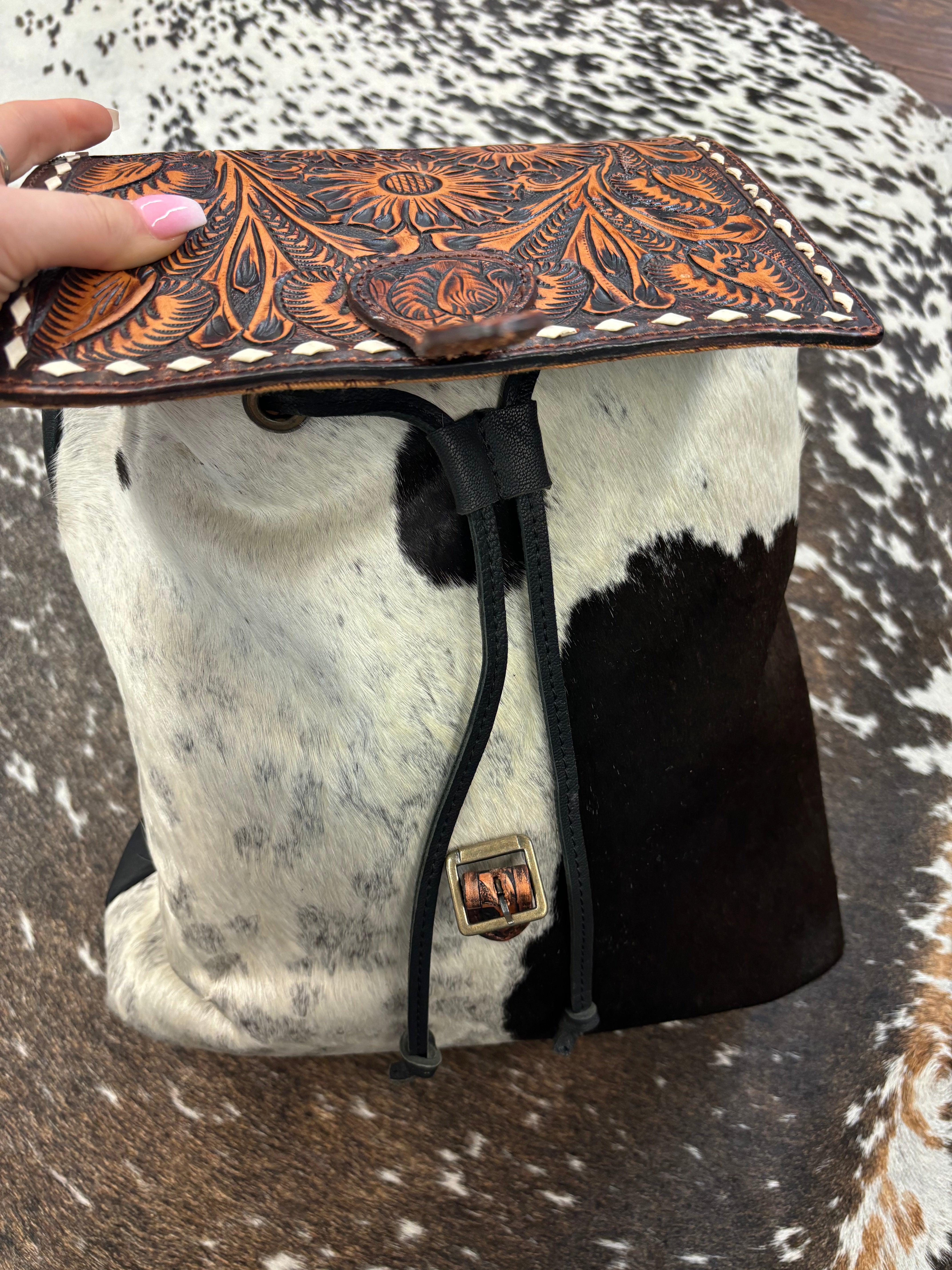 The Desperado Cowhide Backpack