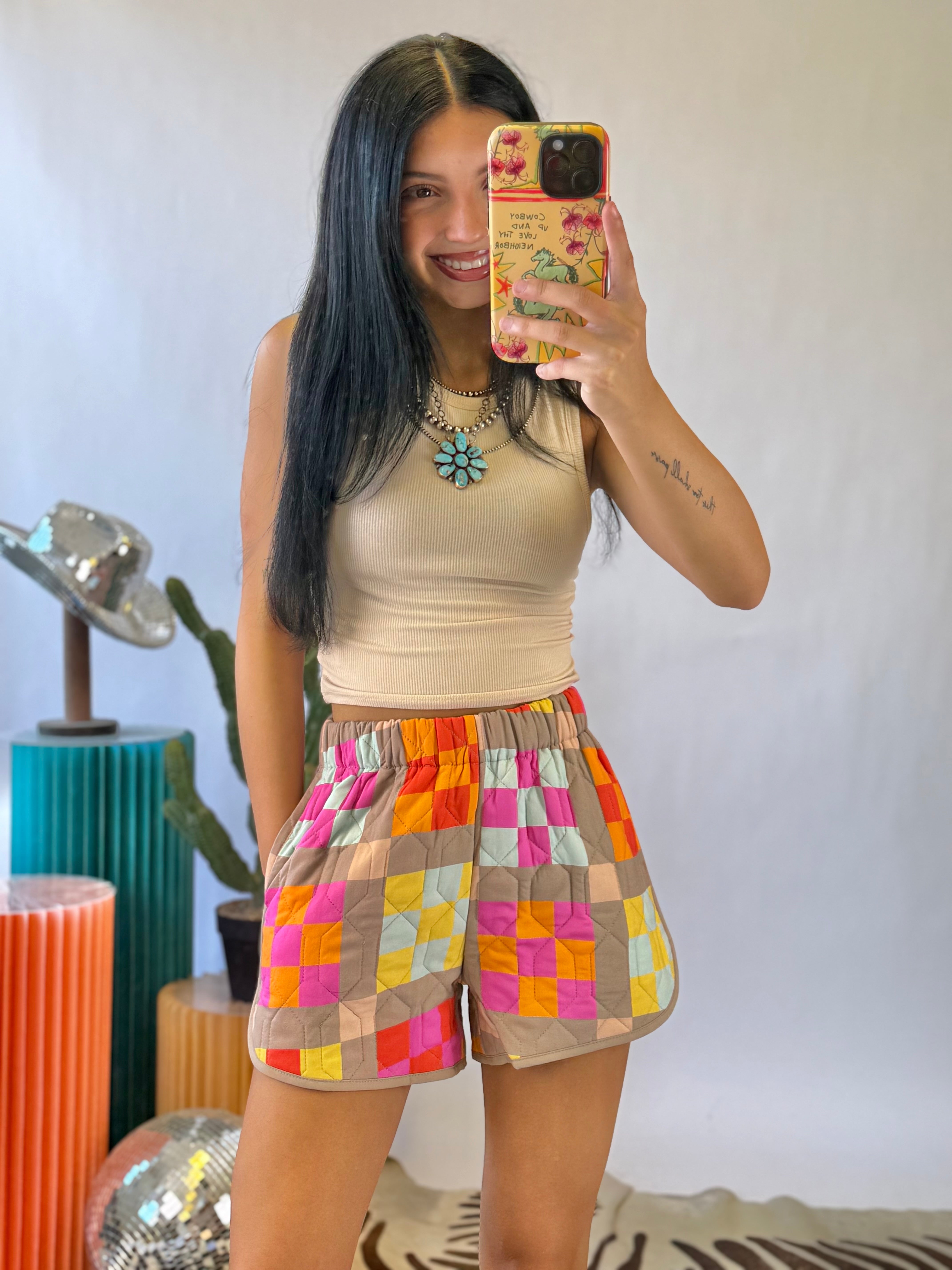 The Mr. Brightside Quilted Shorts