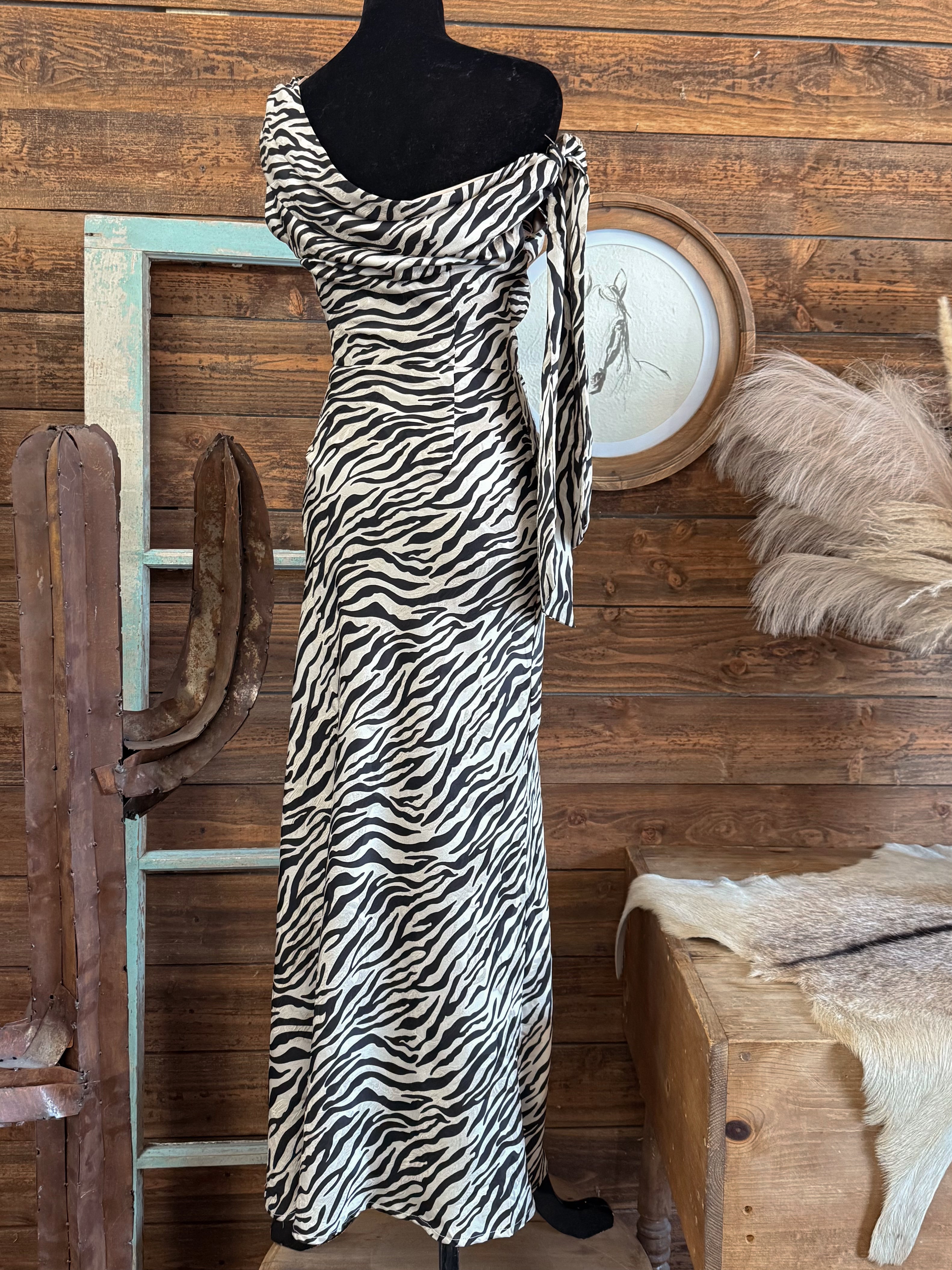 The Zonia Zebra Dress