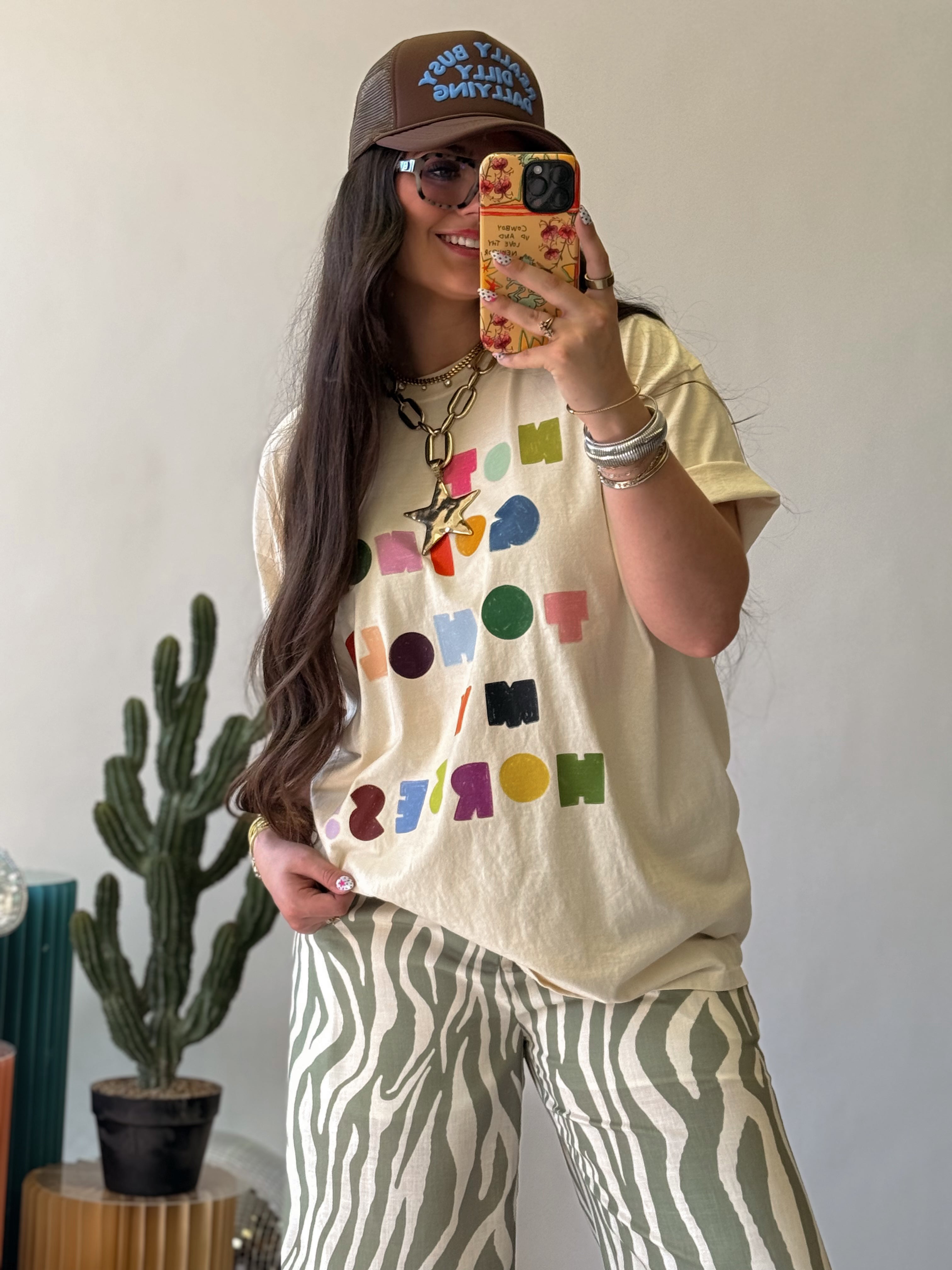 The Not Gonna Hold My Horses Tee