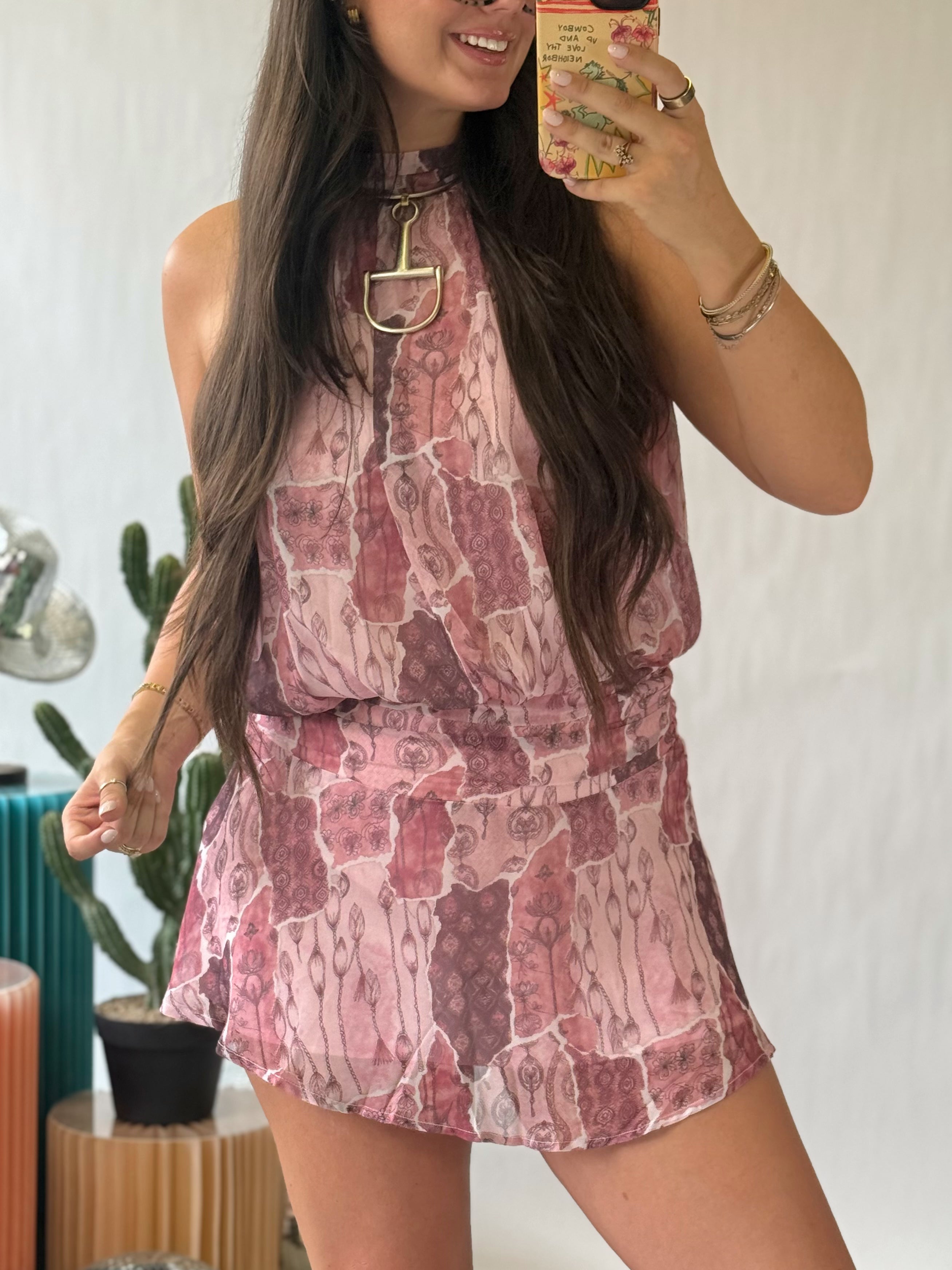 The Rodeo Romance Mini Dress