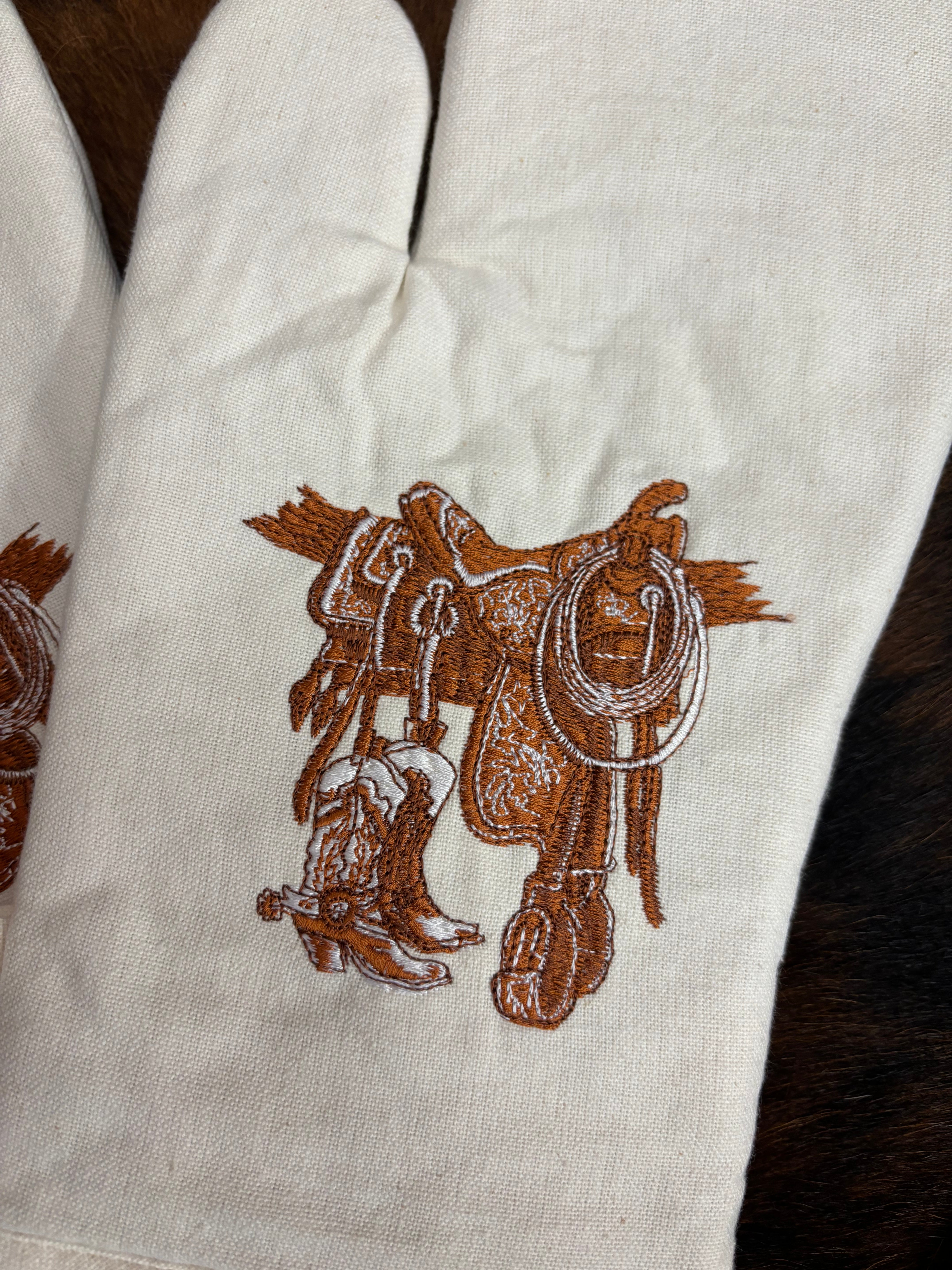 The Cowboy Way Oven Mitt