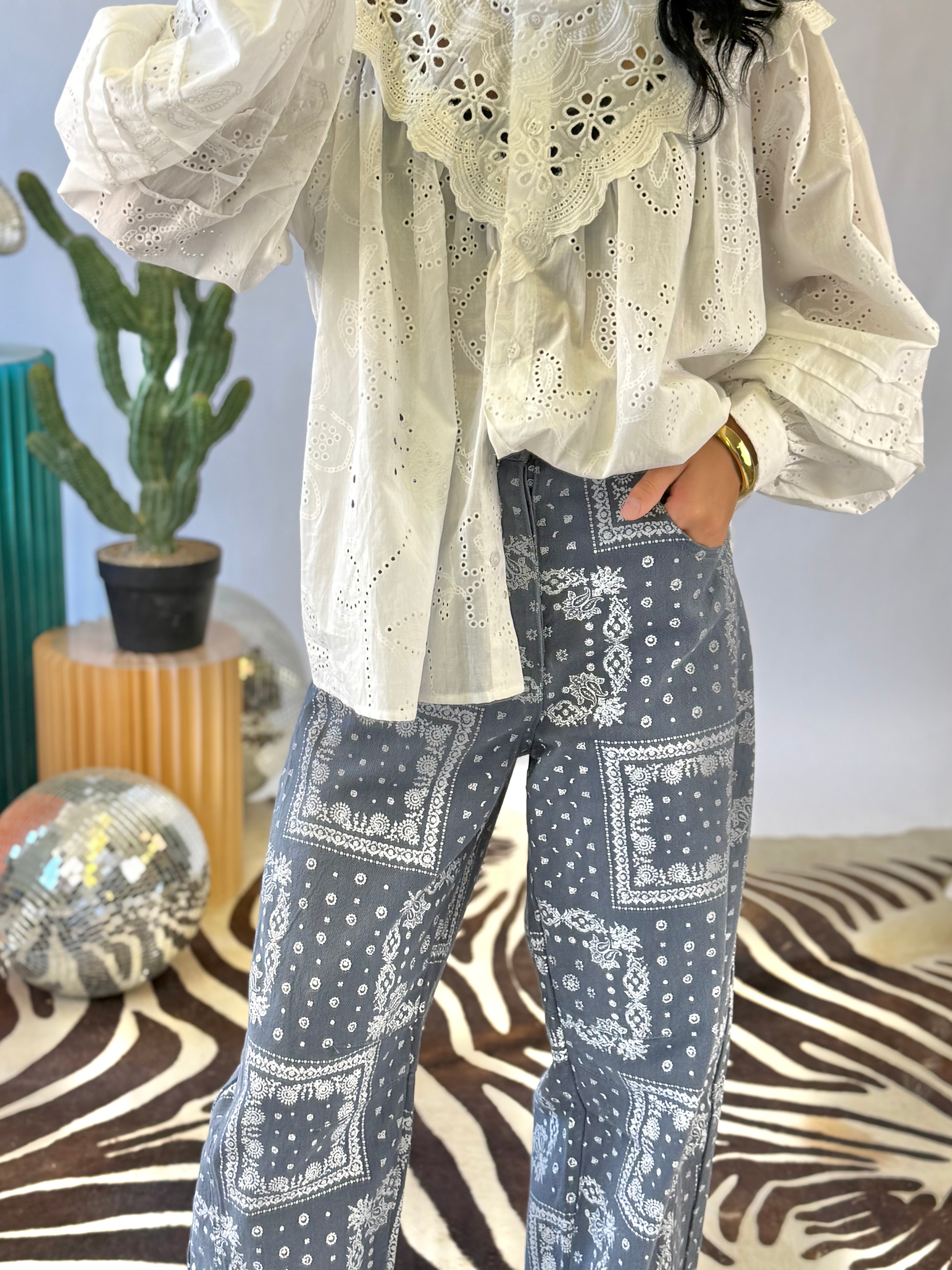 The Bandana Barrel Jeans
