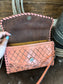 The Coral Tooled Leather Crossbody Purse