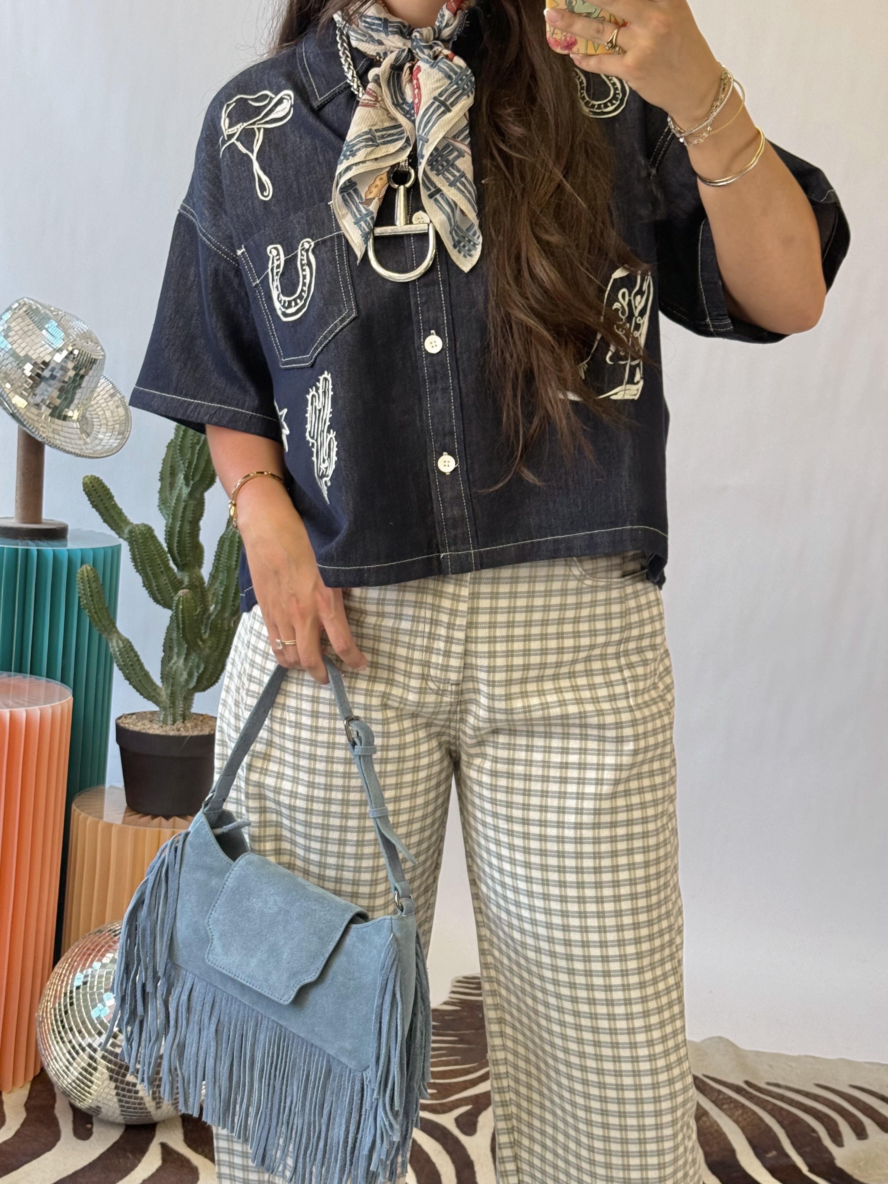 The Trailhand Denim Top