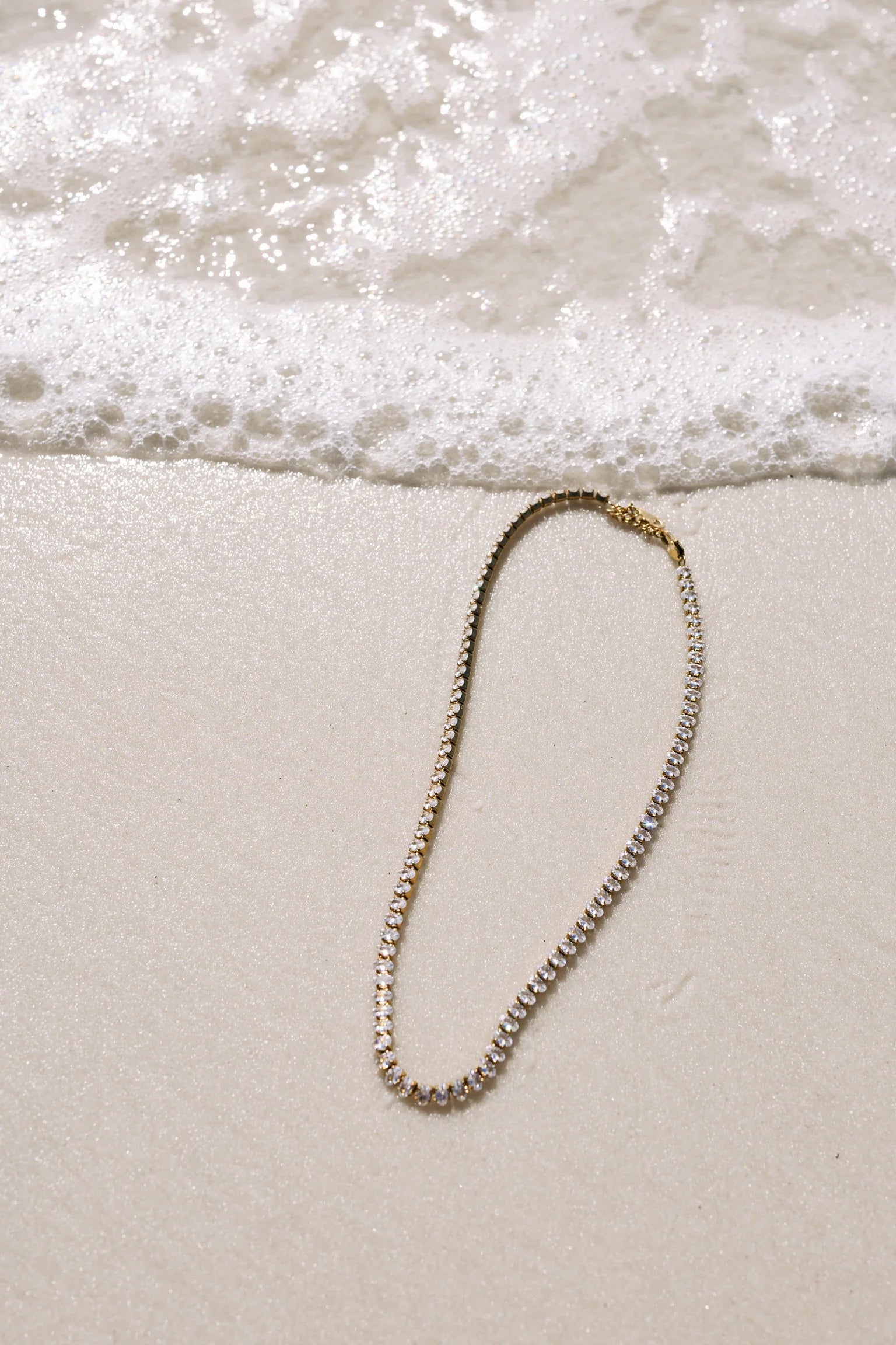 The Henrietta Oval Tennis Necklace