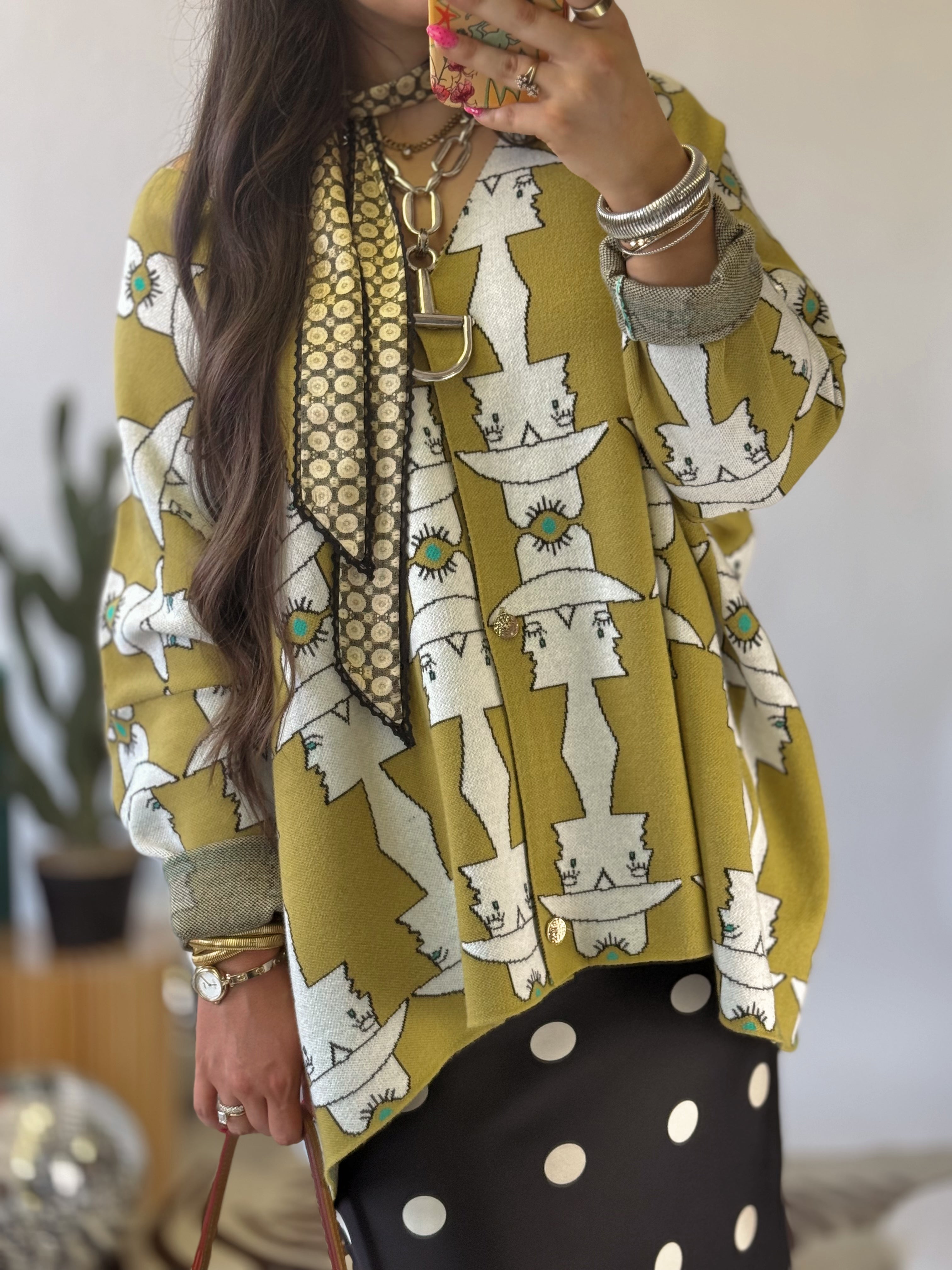 The Mod Maud Boyfriend Cardigan