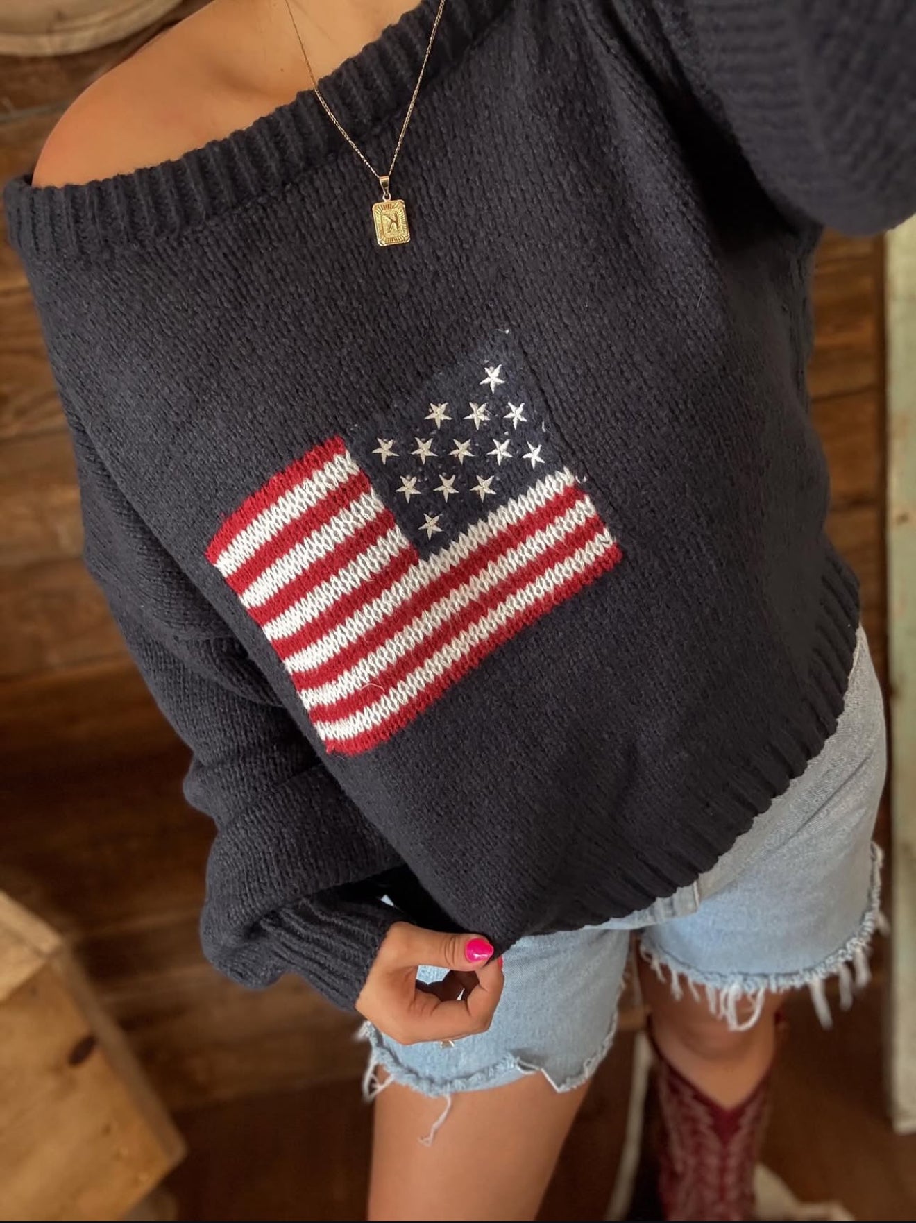 The Americana Oversized Sweater