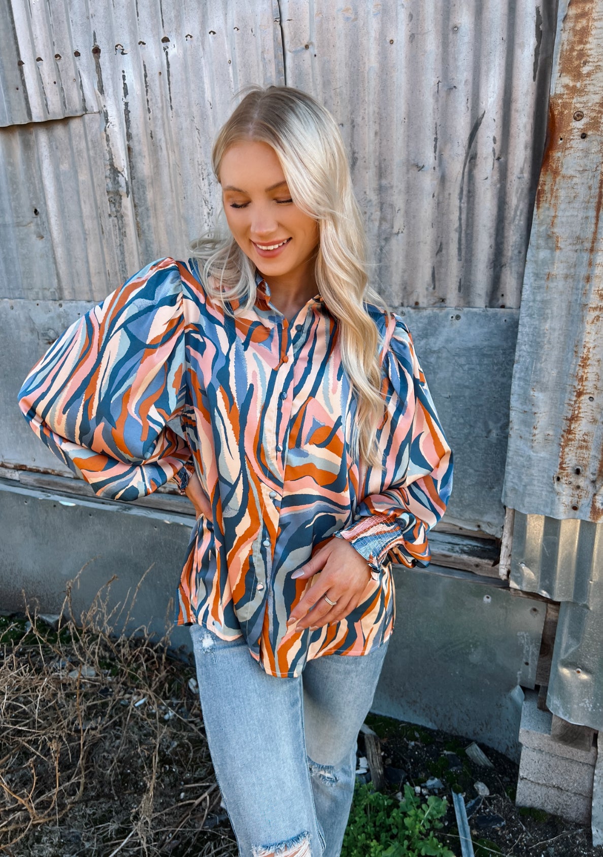 The Bethany Button Up