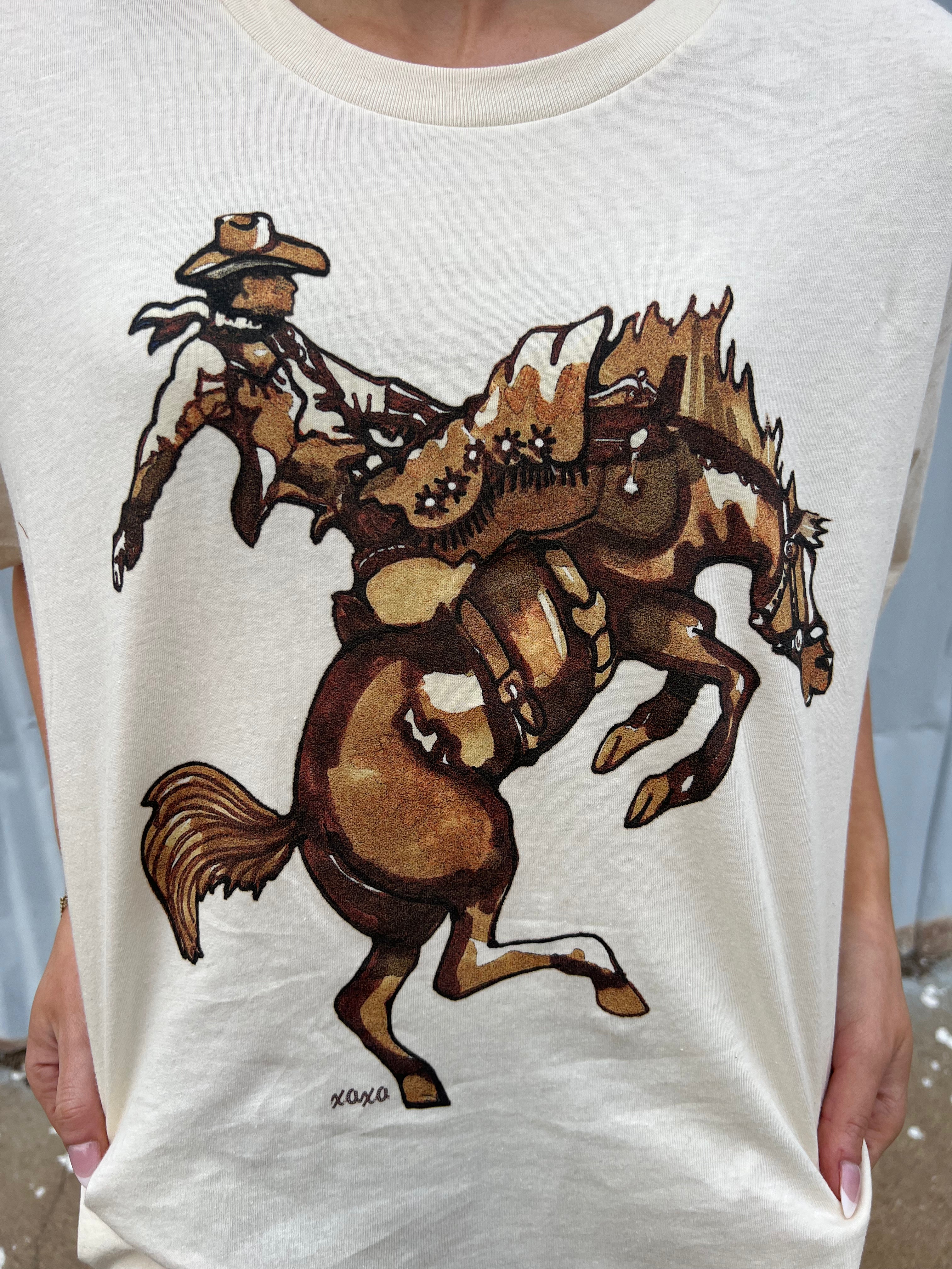 The Buckin' Bronc Graphic Tee
