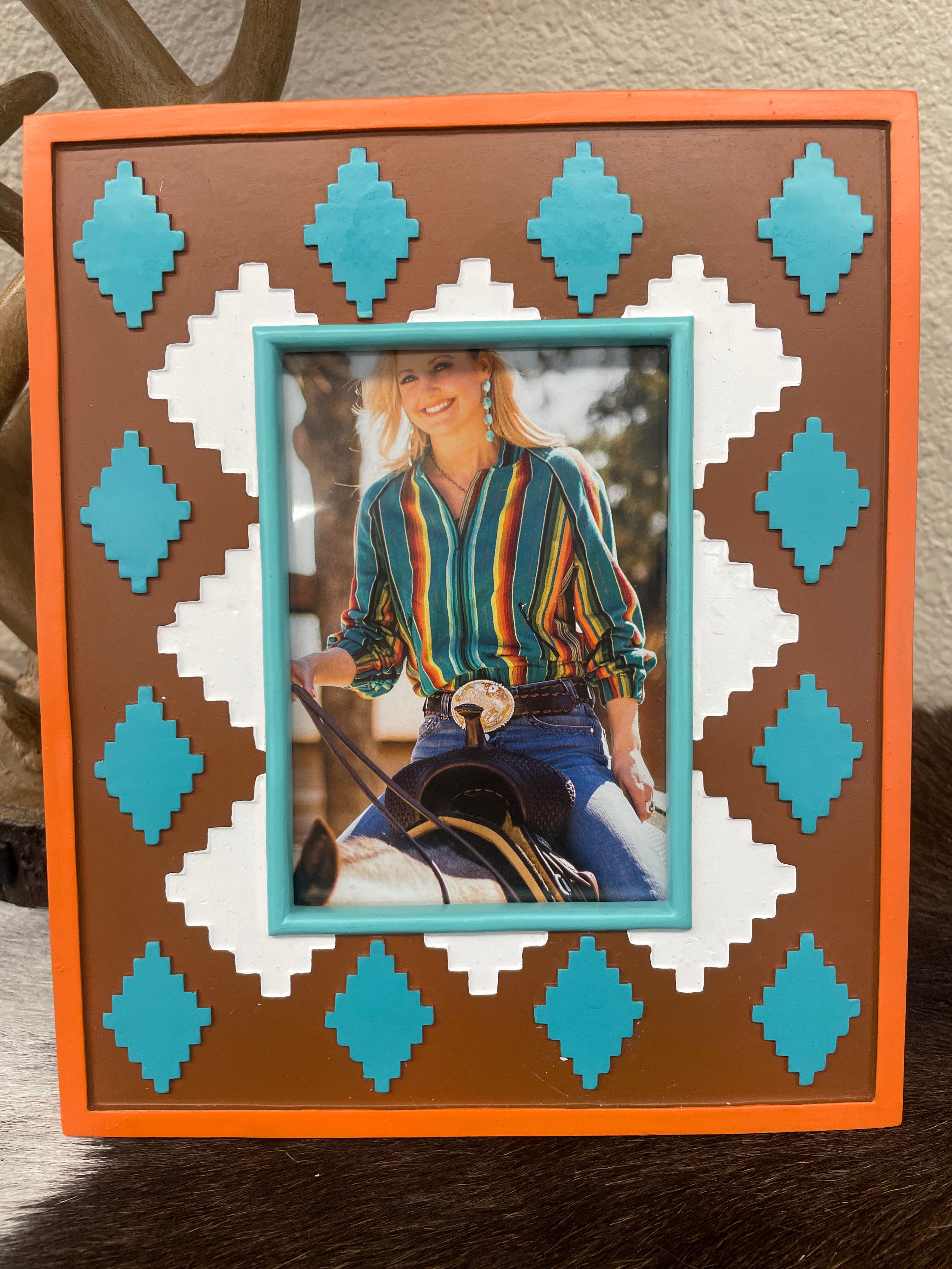 The Aztec Pattern Picture Frame