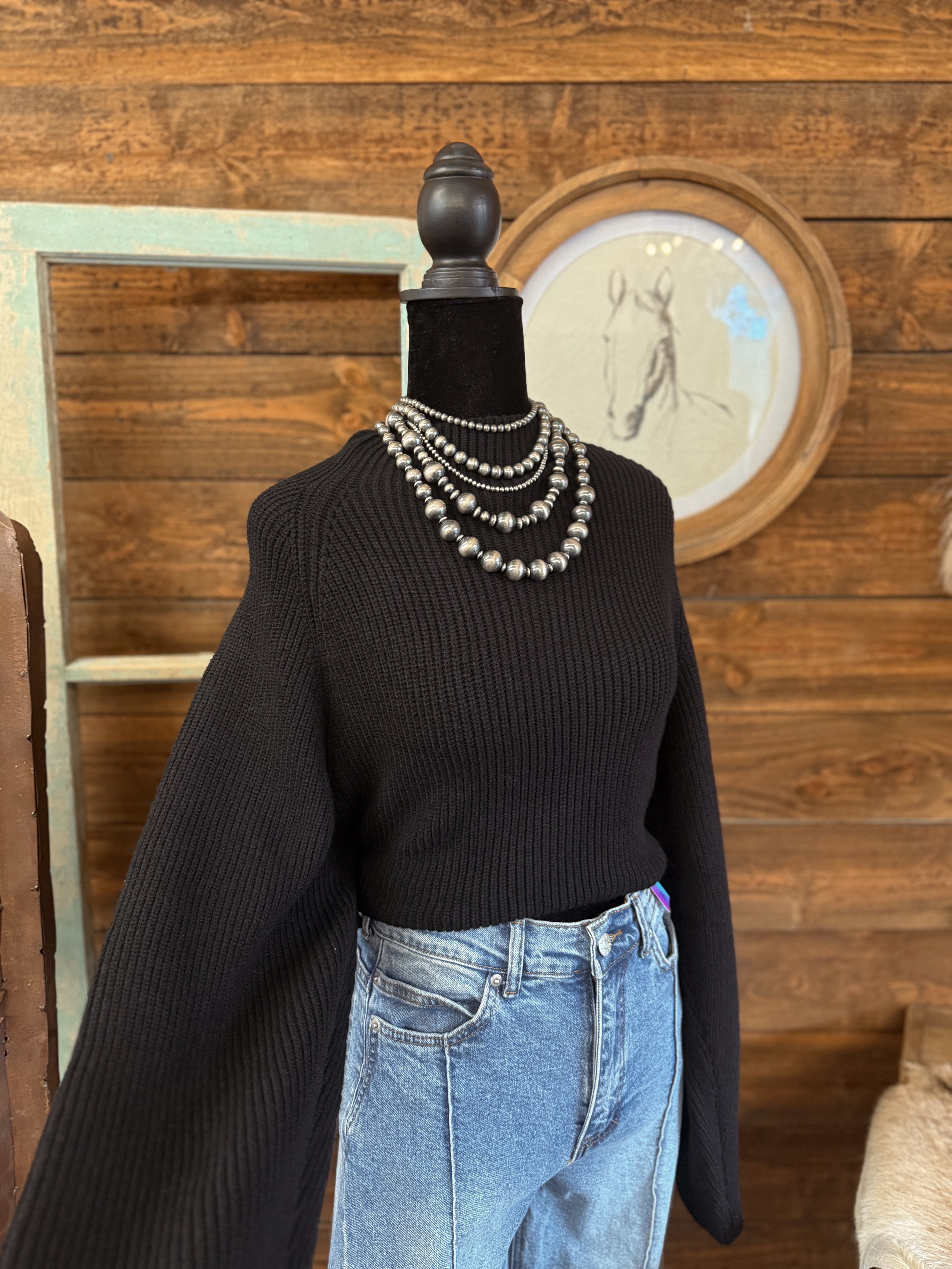 The Molly Open Back Sweater