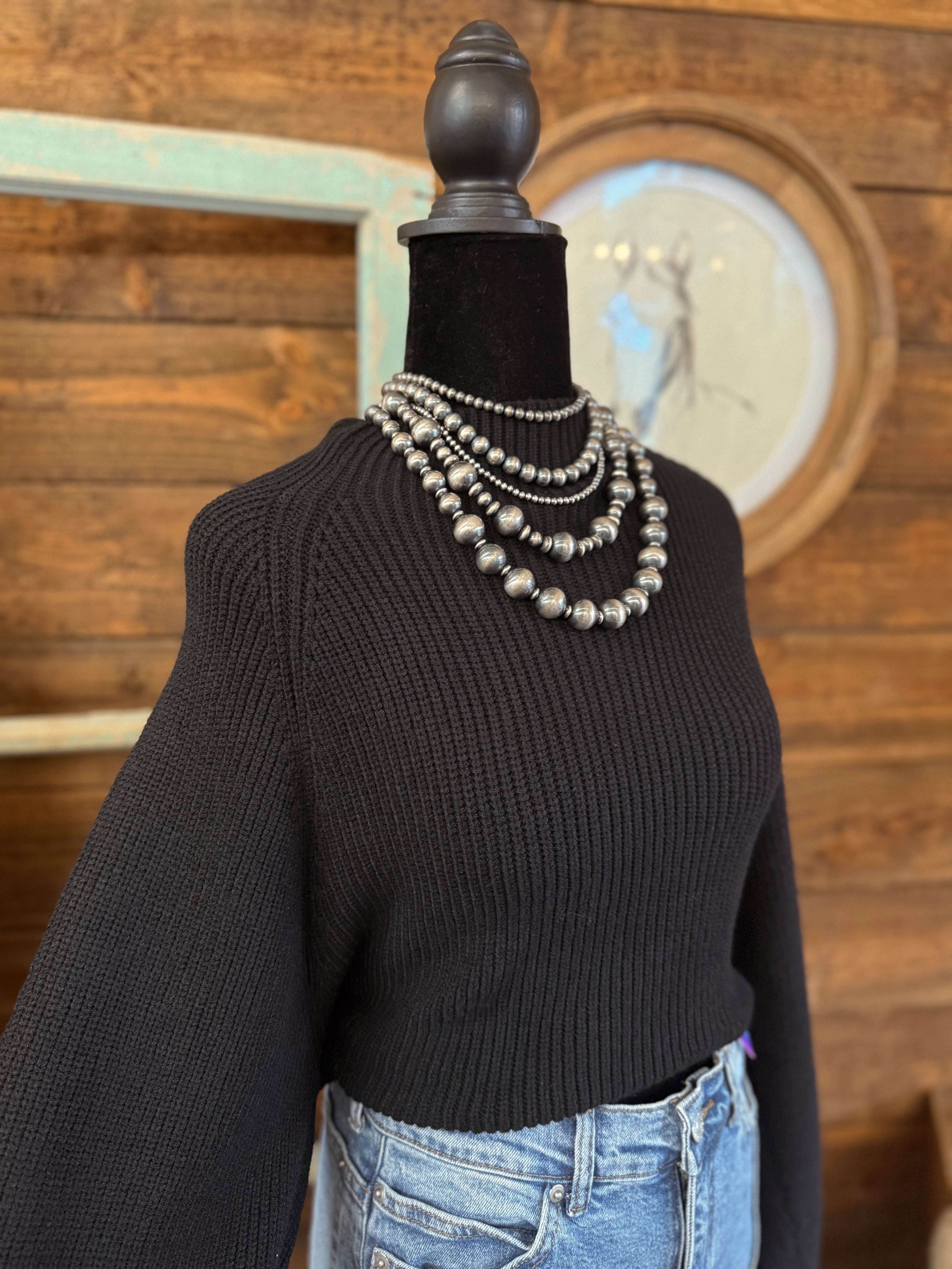 The Molly Open Back Sweater