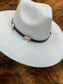The Buffalo Nickel Leather Hat Band