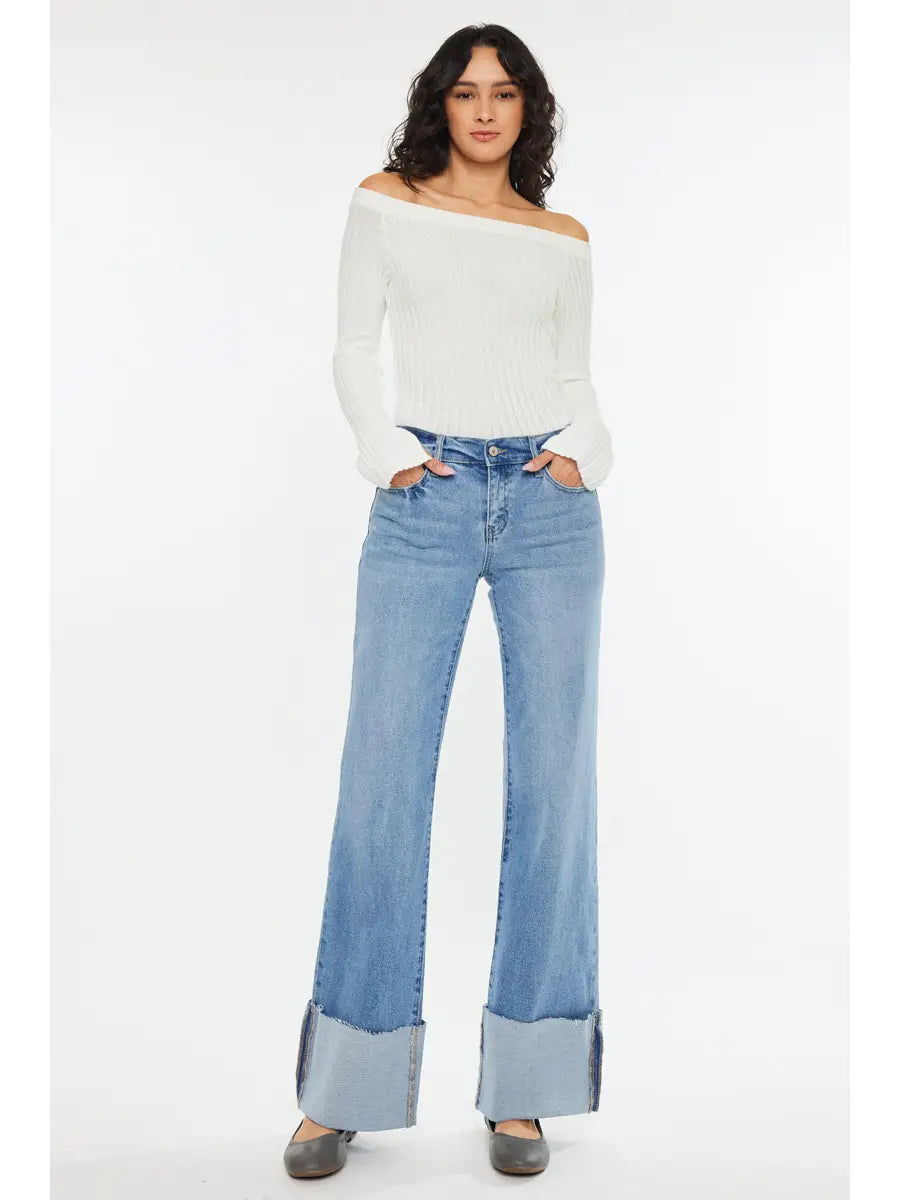 The Western Flare Cuff Jeans