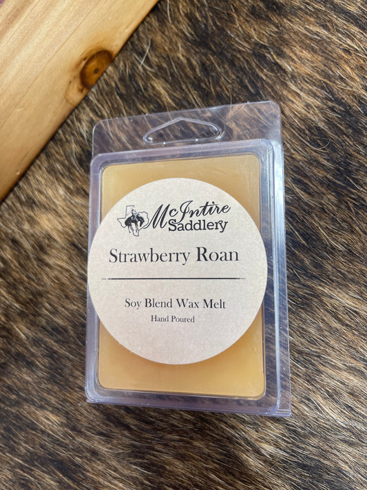 The McIntire Saddlery Wax Melt - Strawberry Roan