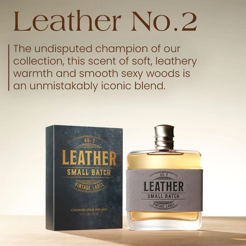 The Tru Western Yellowstone Leather No. 2 Men's Cologne
