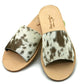 The Chocolate Cowhide Agave Sandal