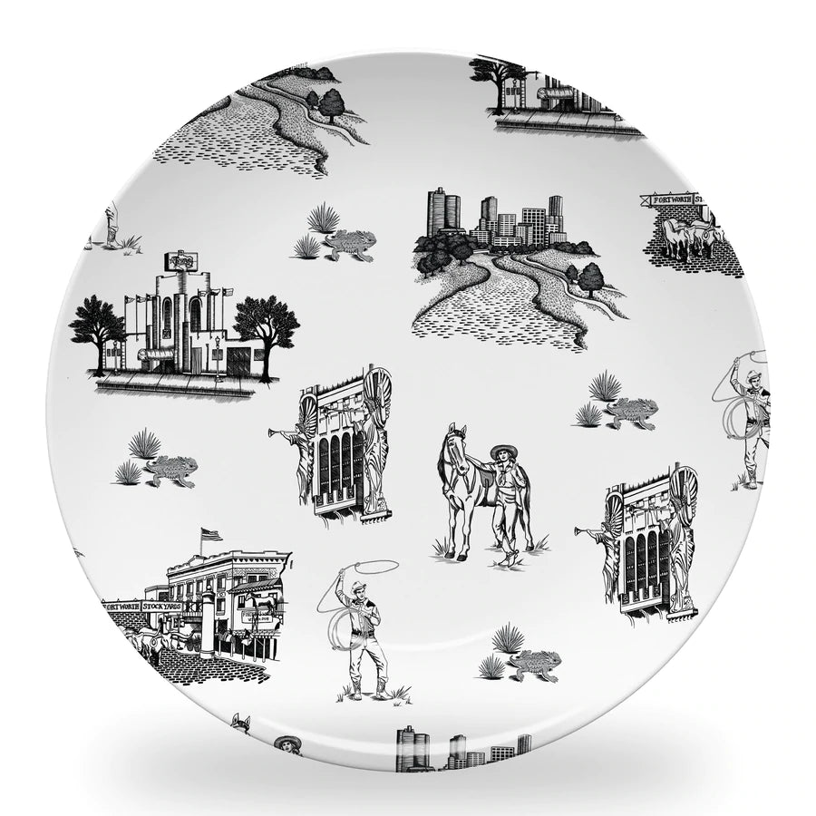 The Fort Worth Toile Dinnerware 3 Piece (sold separately)