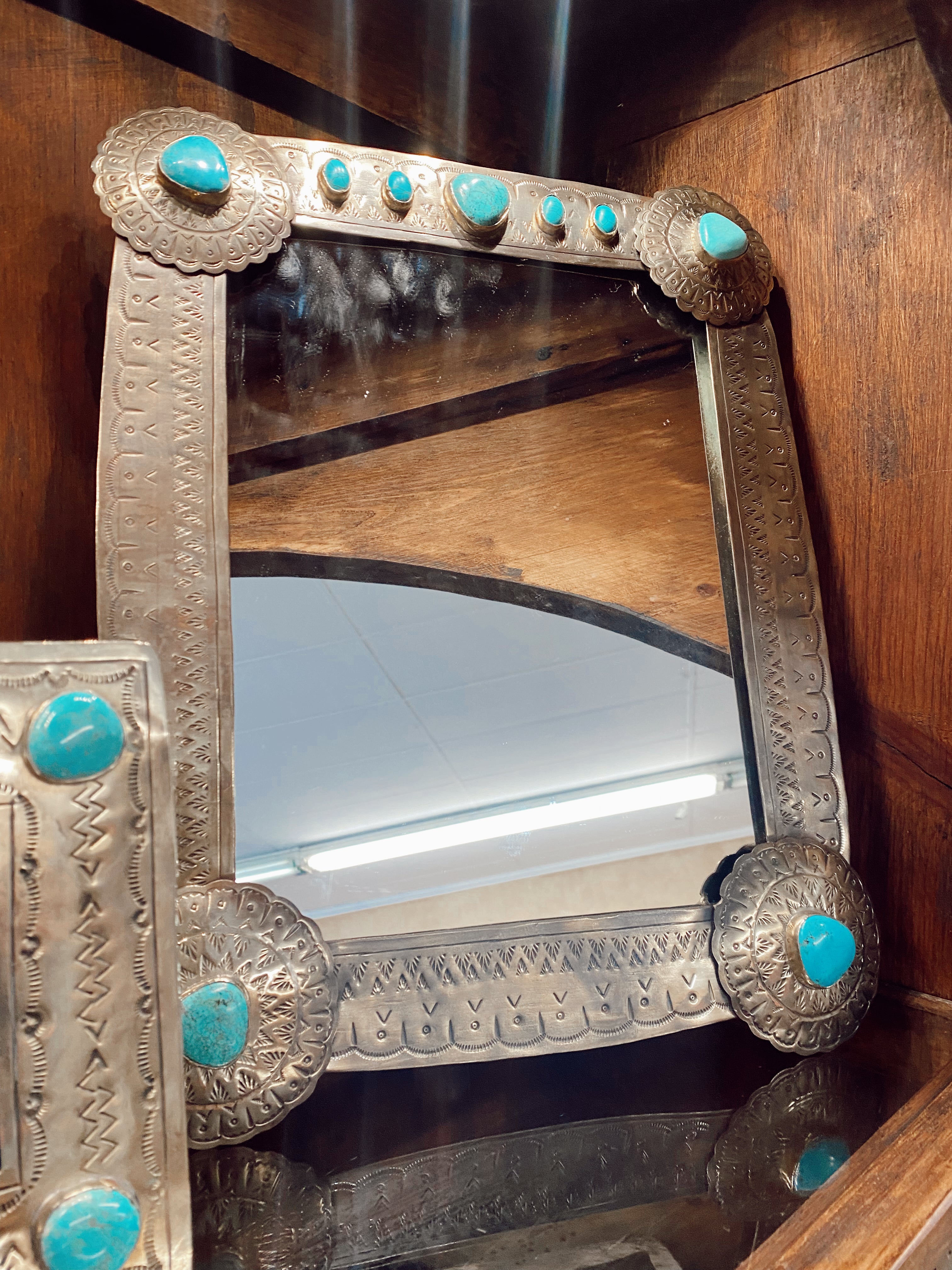 The Myles Turquoise Mirror