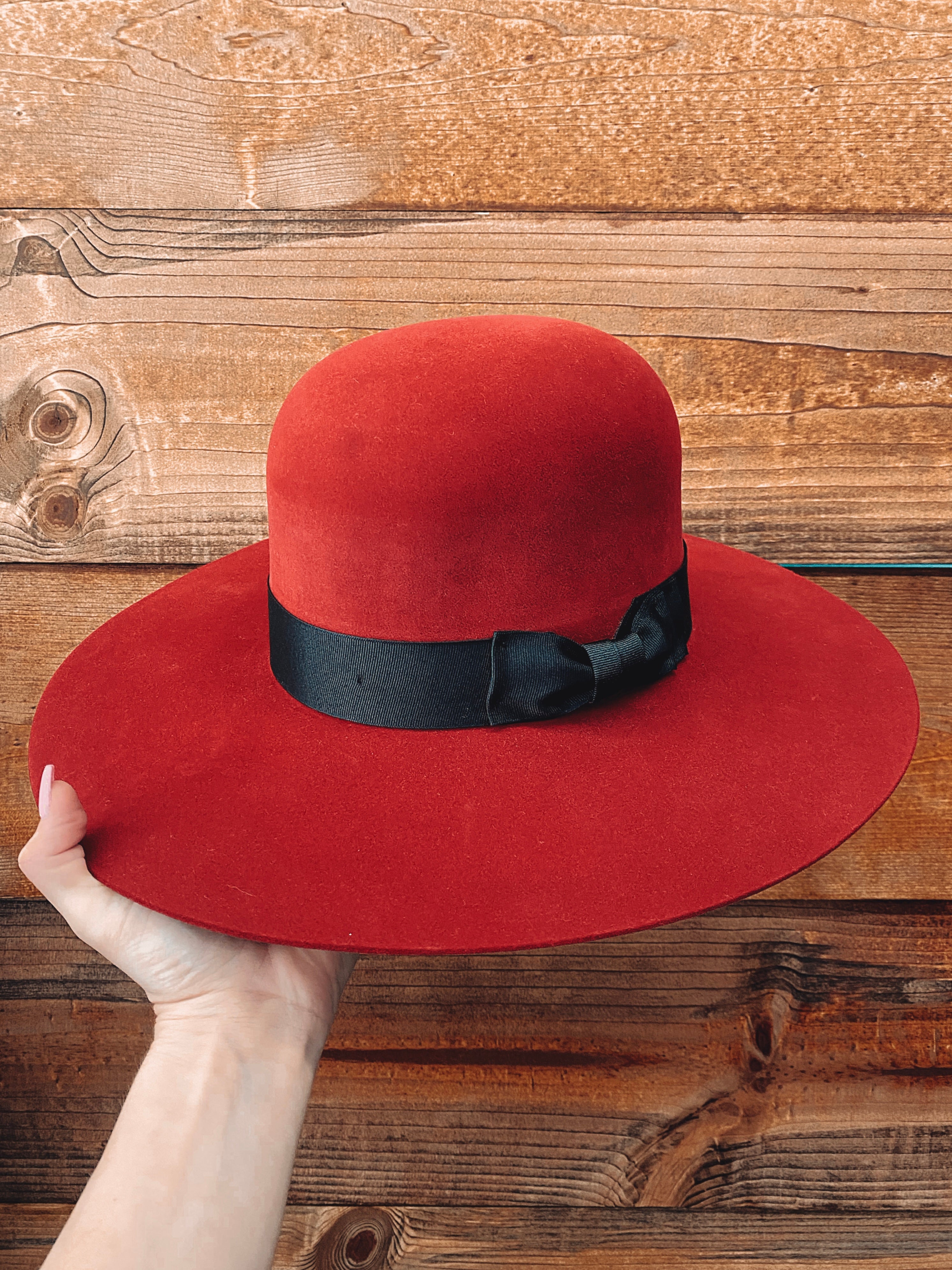 The Atwood Wild Rose Hat - Red