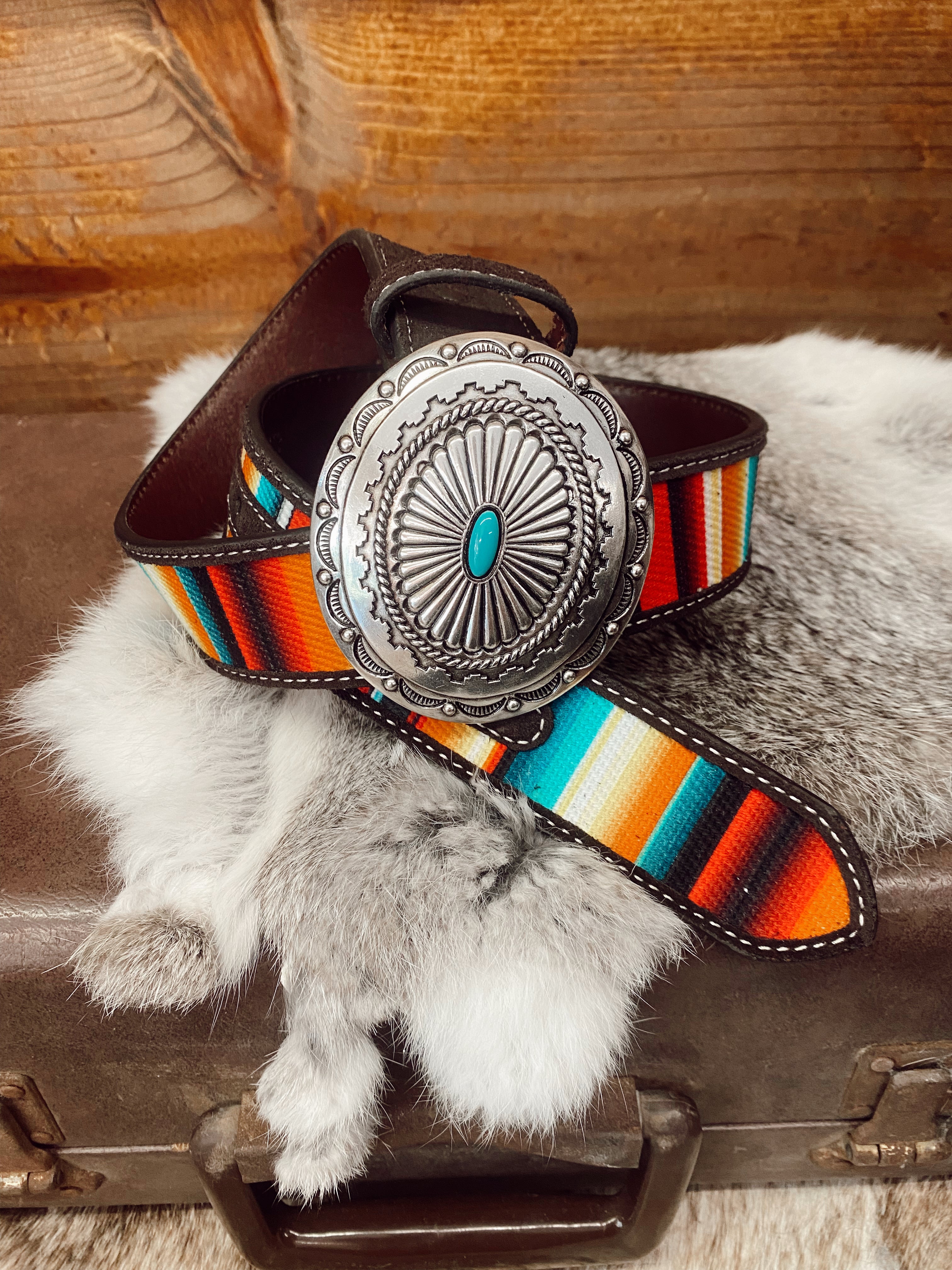 The San Antonio Serape Belt