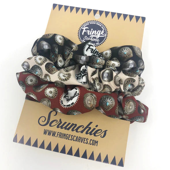 The Concho Scrunchie Pack of 3