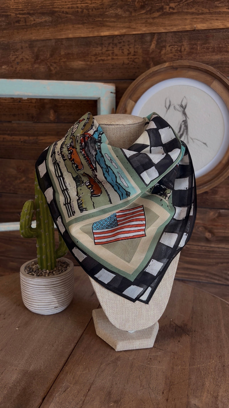 The Shorty Wild Rags - 4 Different Styles