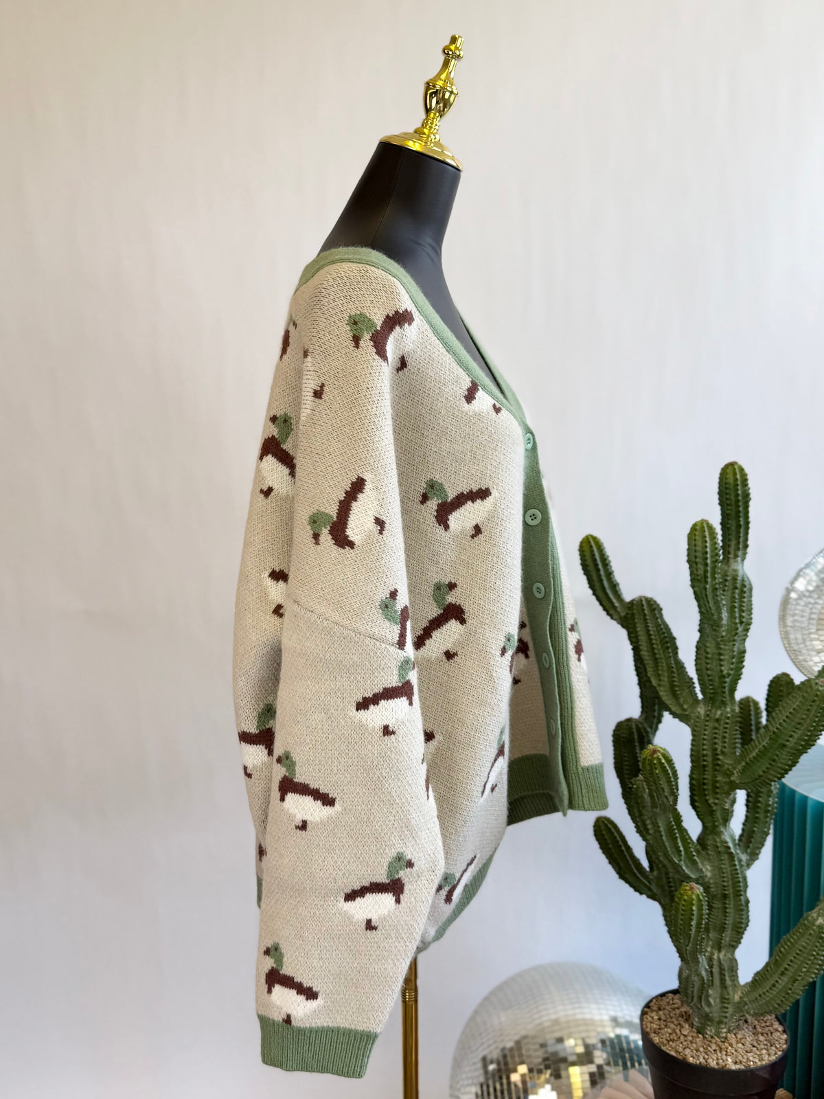 The Meadow Mallard Knit Cardigan