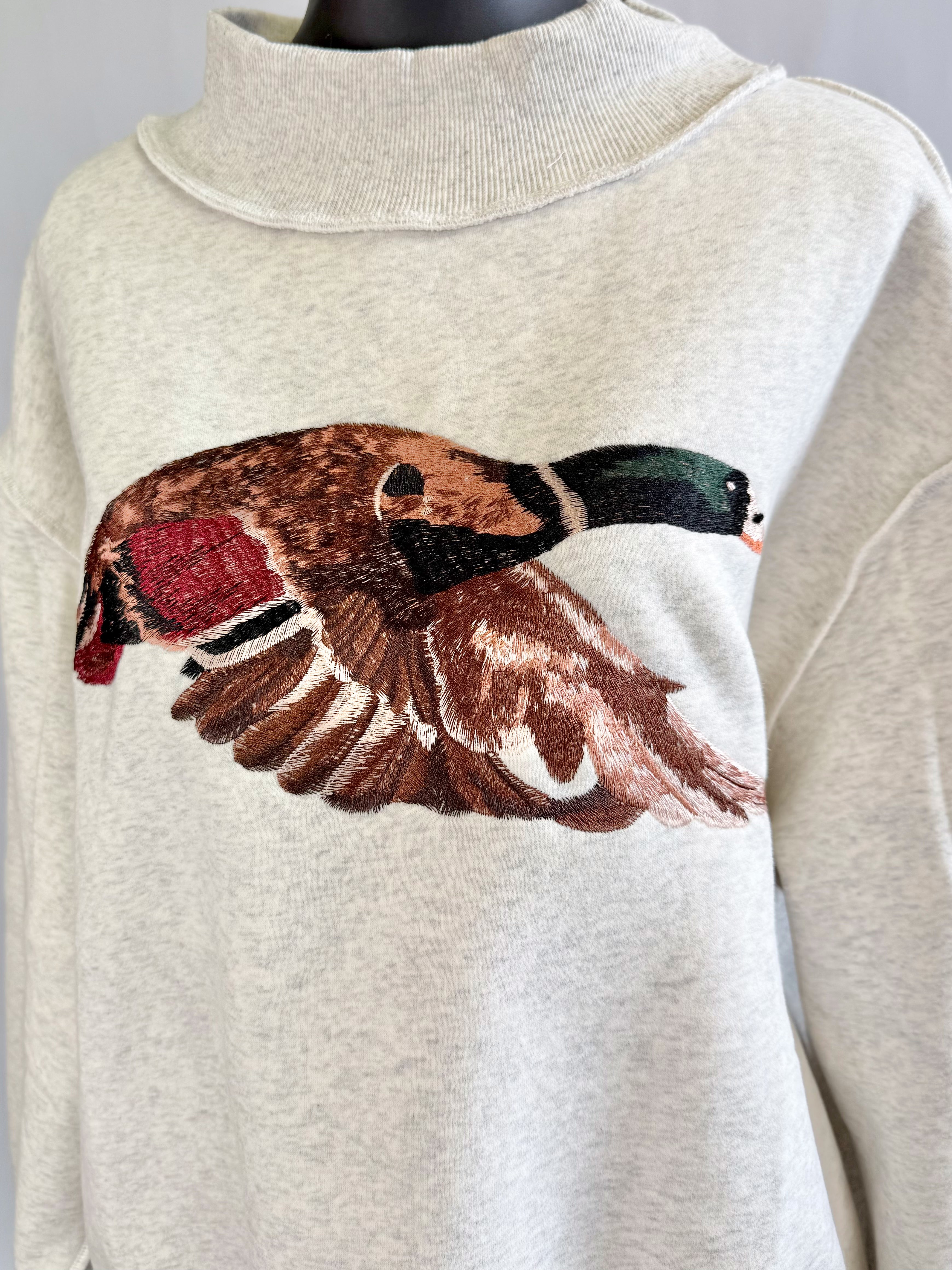 The Duck Creek Mock Neck Sweatshirt