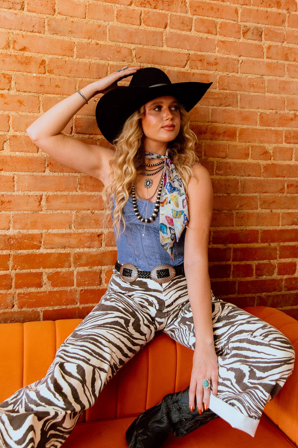 The Moxie Zebra Print Pants - Restock