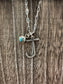 The Gone Ropin' Initial Necklace