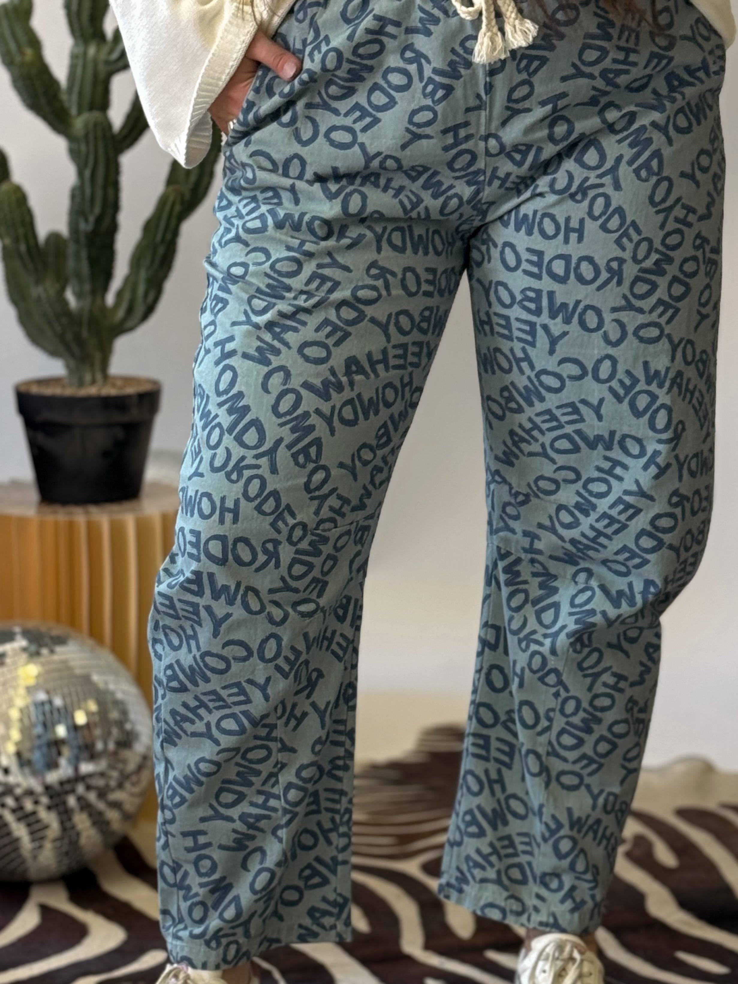 The Cowboy Barrel Pants - Restock