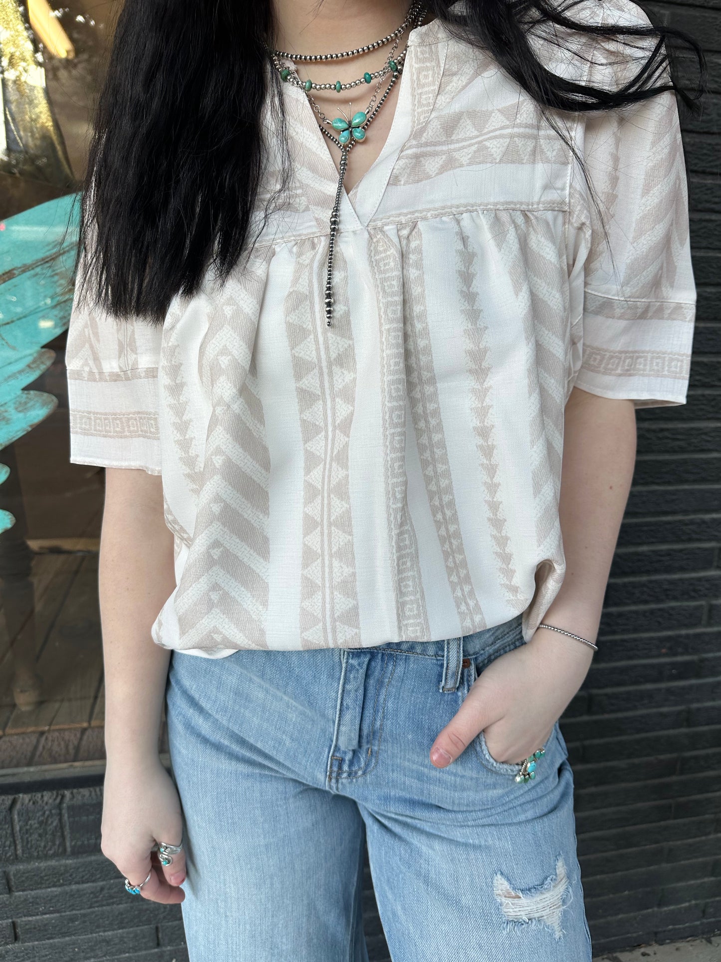 The Jacquard Blouse