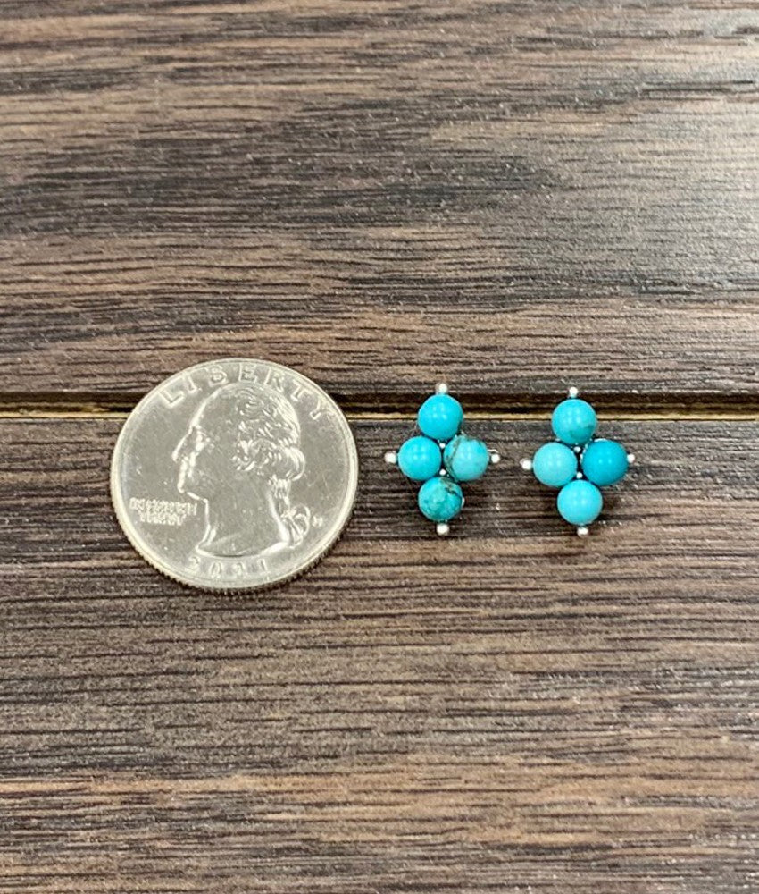 The Bree Turquoise Stud Earrings