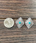 The Trina Concho Stud Earrings