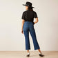 The Ariat High Rise Caroly Flare Crop Jeans