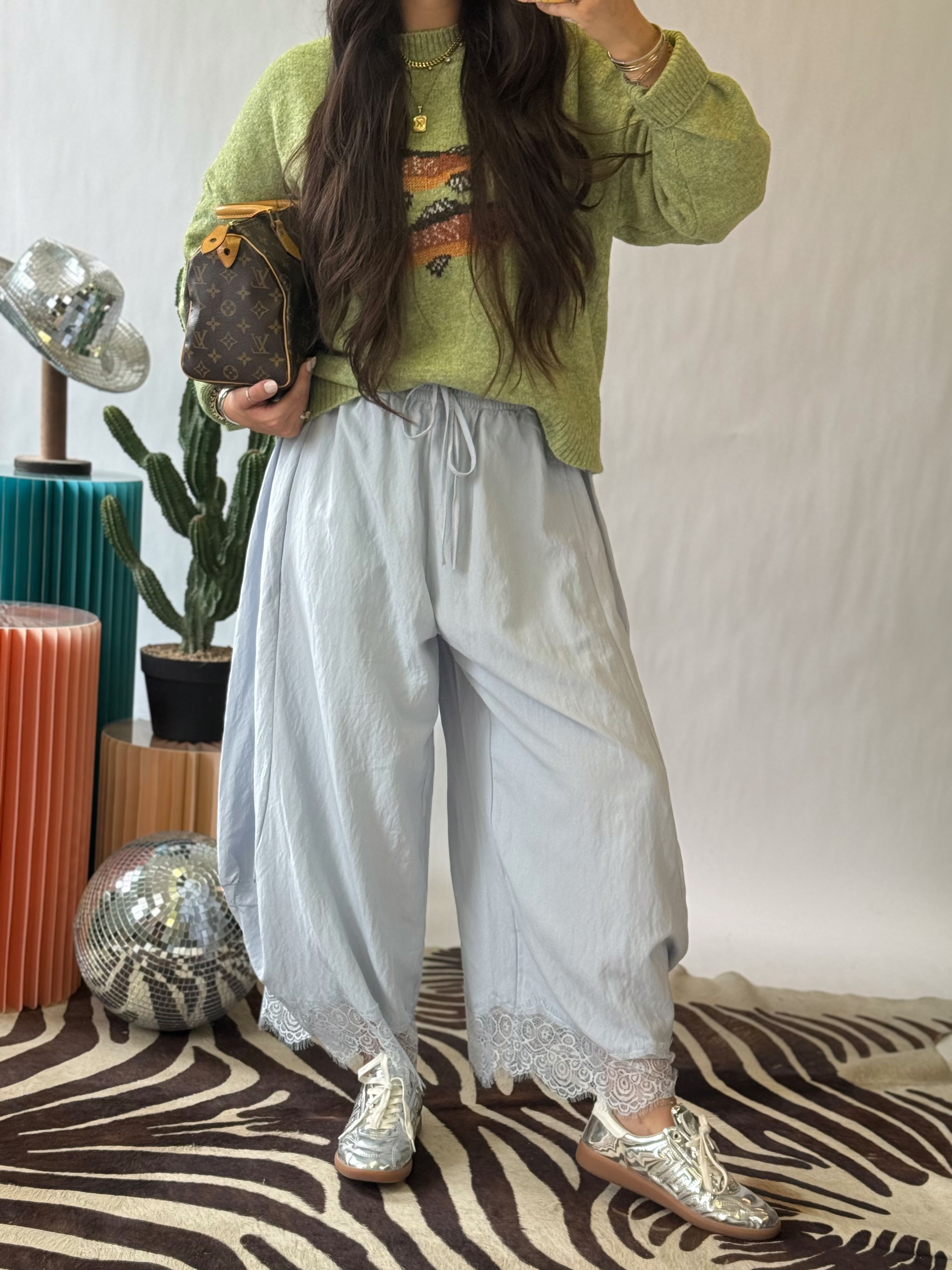The Daydream Lace Trim Pants