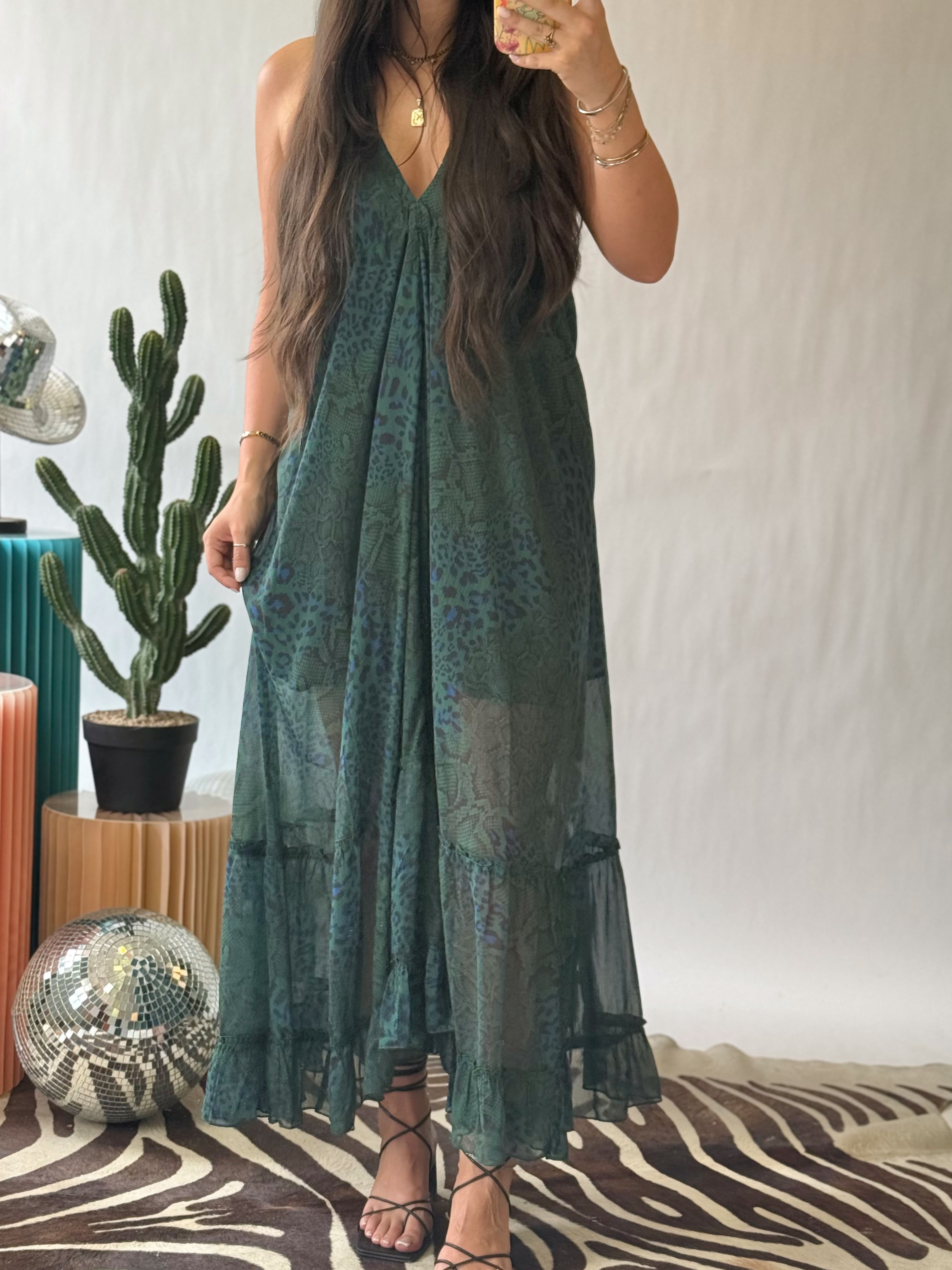 The Wildwood Halter Maxi Dress