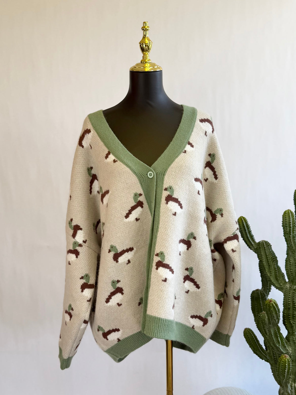 The Meadow Mallard Knit Cardigan